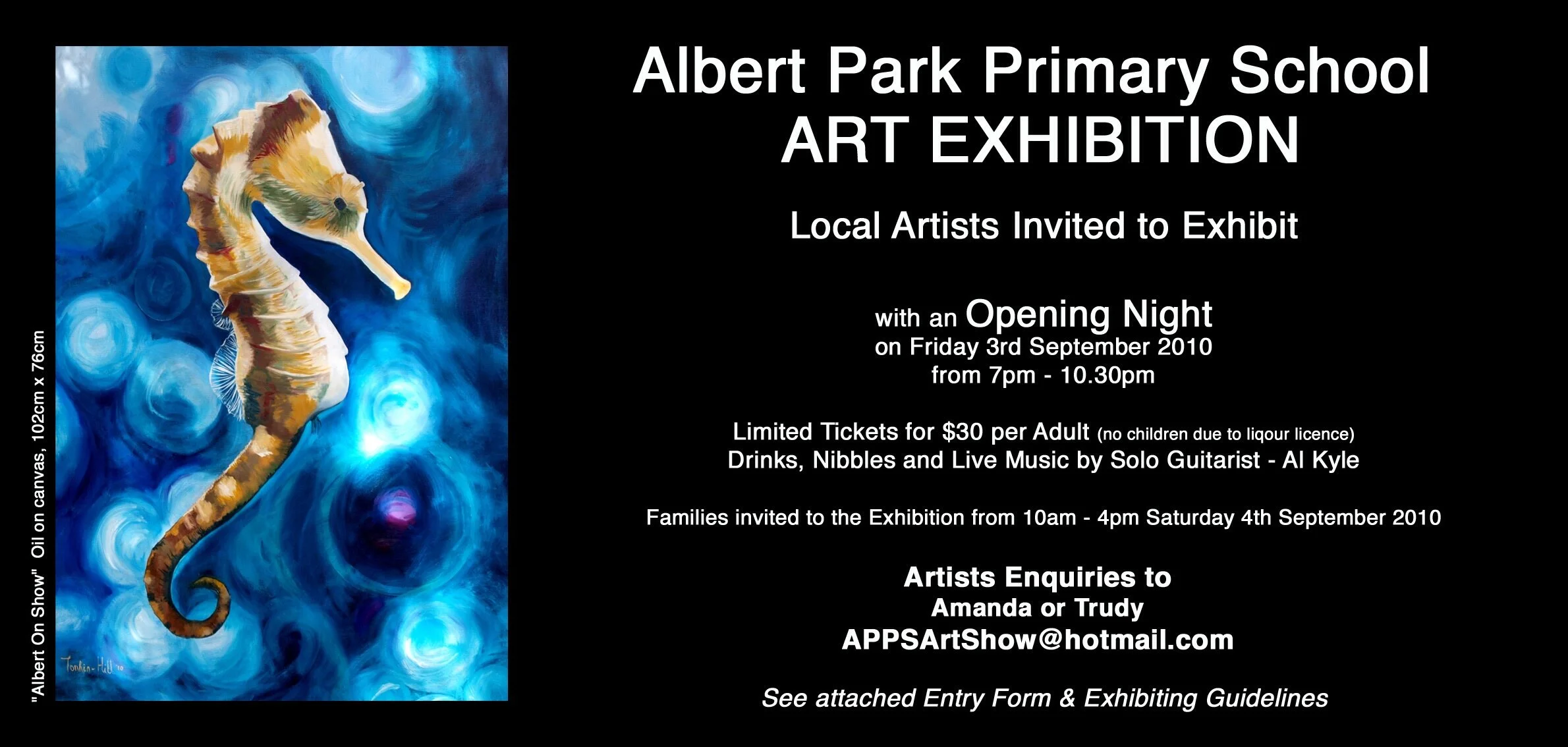 Albert Park Primary Art Show Flyer
