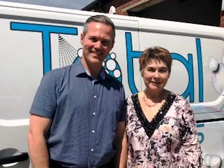Elaine with Peter Hirsch
