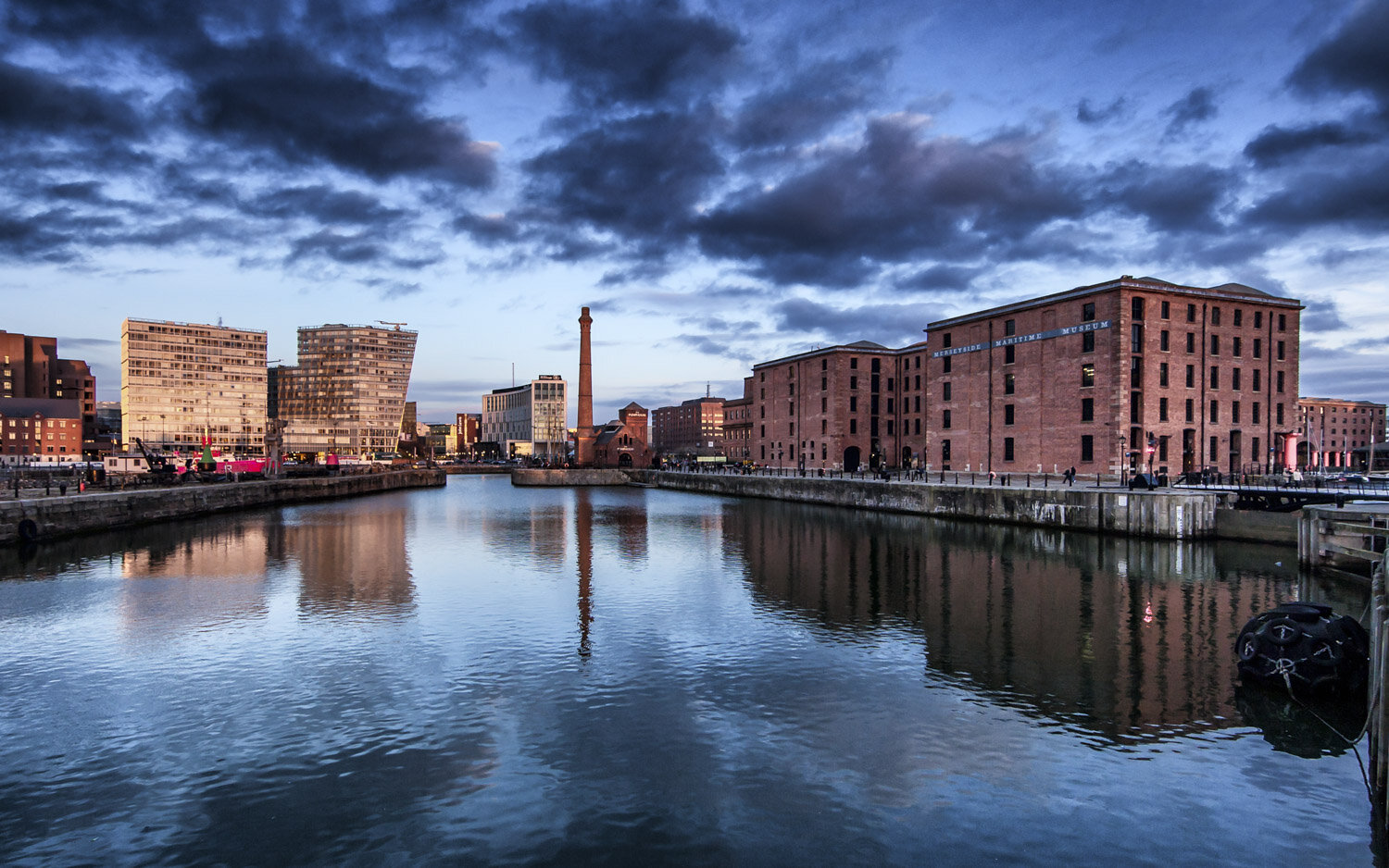 Royal Albert Docks in Liverpool, England