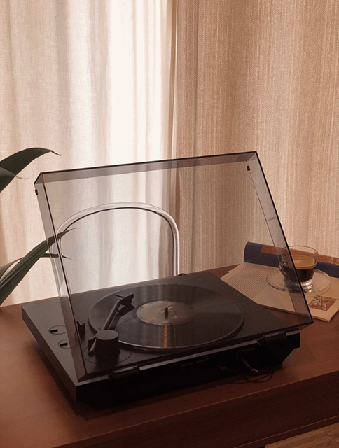 The stylish SONY turntable PS-LX310BT —