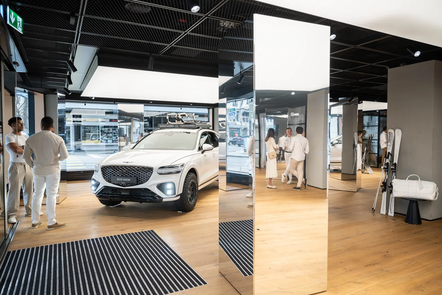 PRESENTATION OF X SNOW SPEEDIUM AND GV70 SNOW AT THE GENESIS STUDIO IN GENEVA