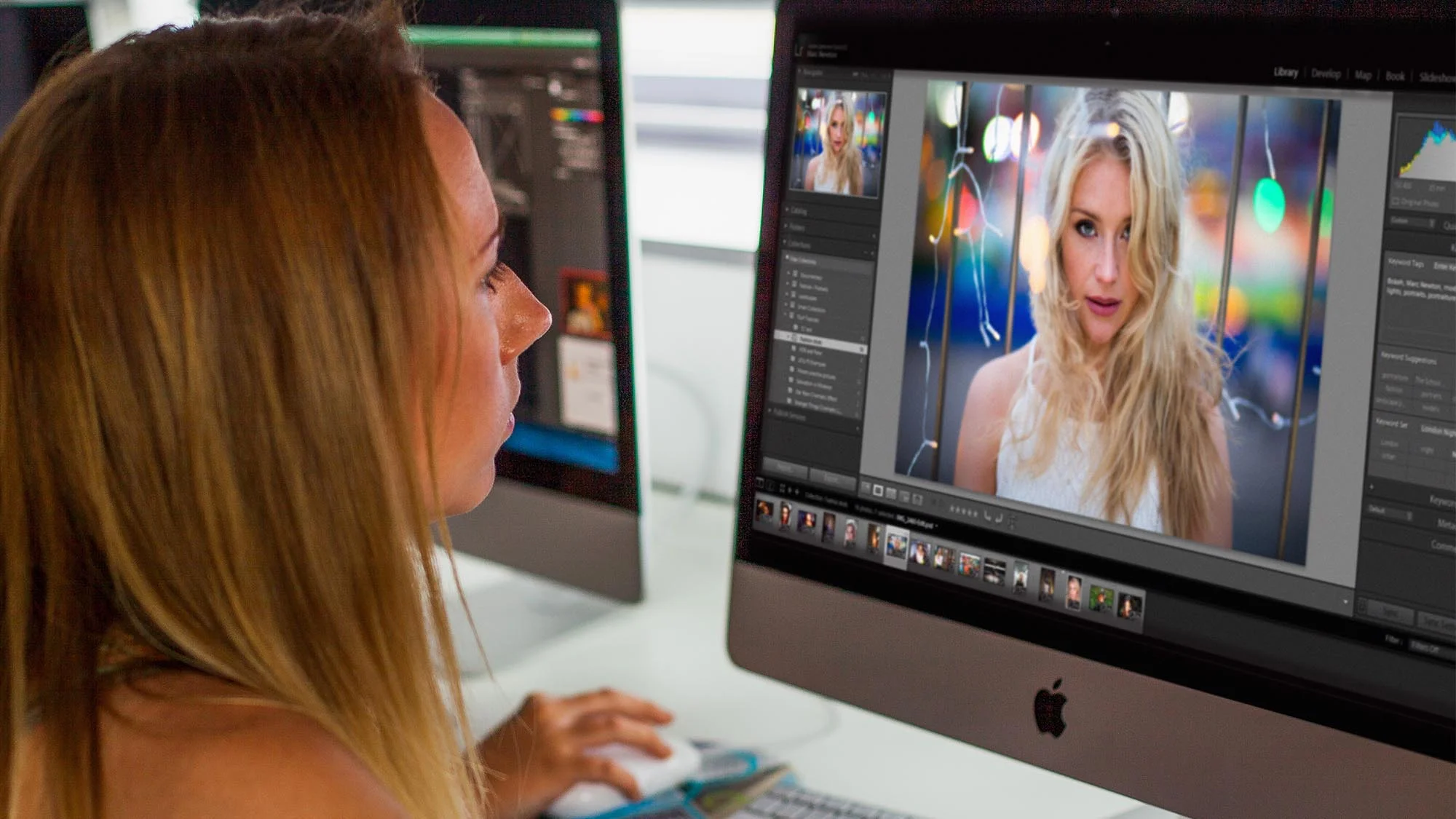 Student learning in Lightroom