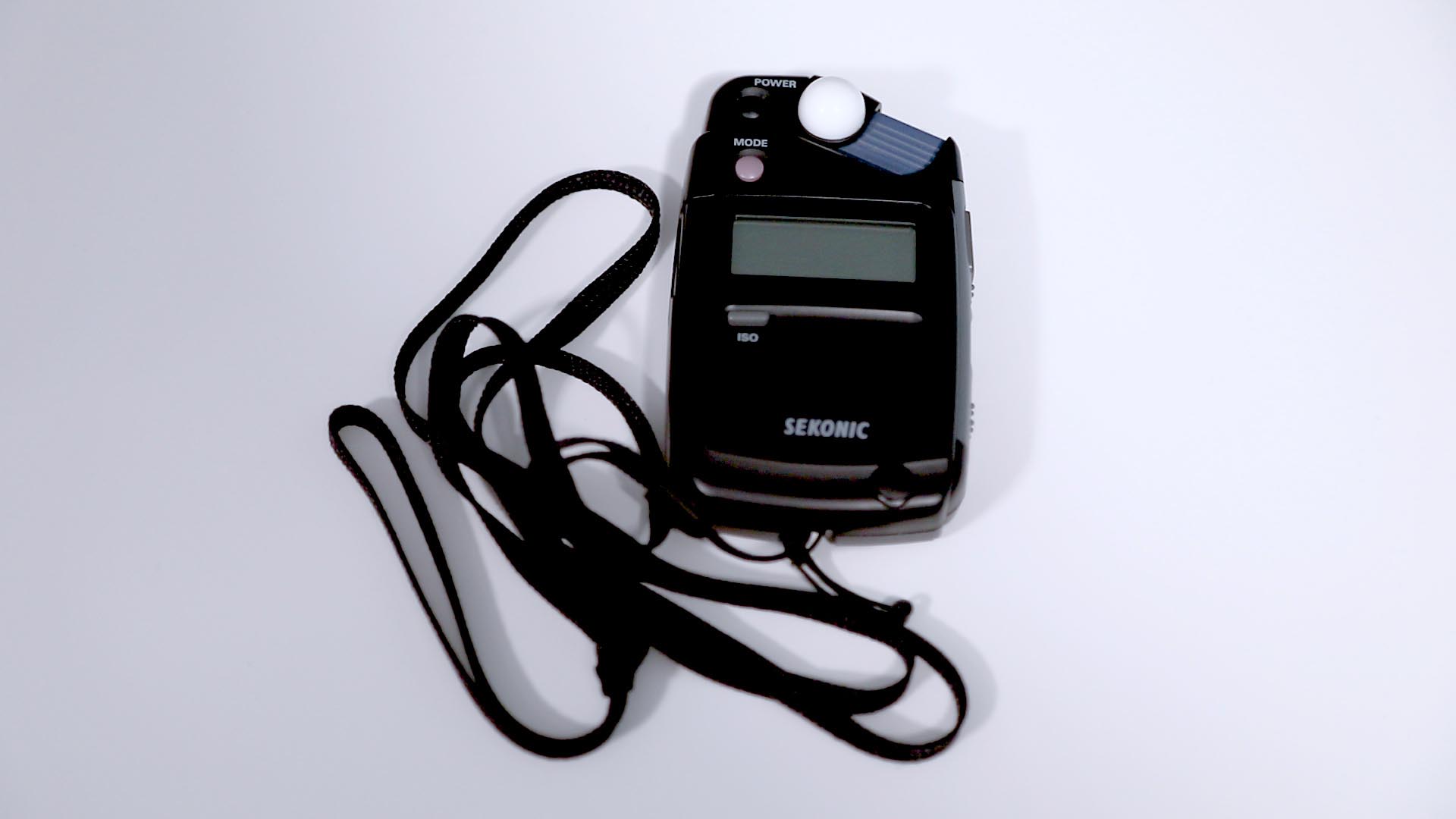 Example of a light meter.