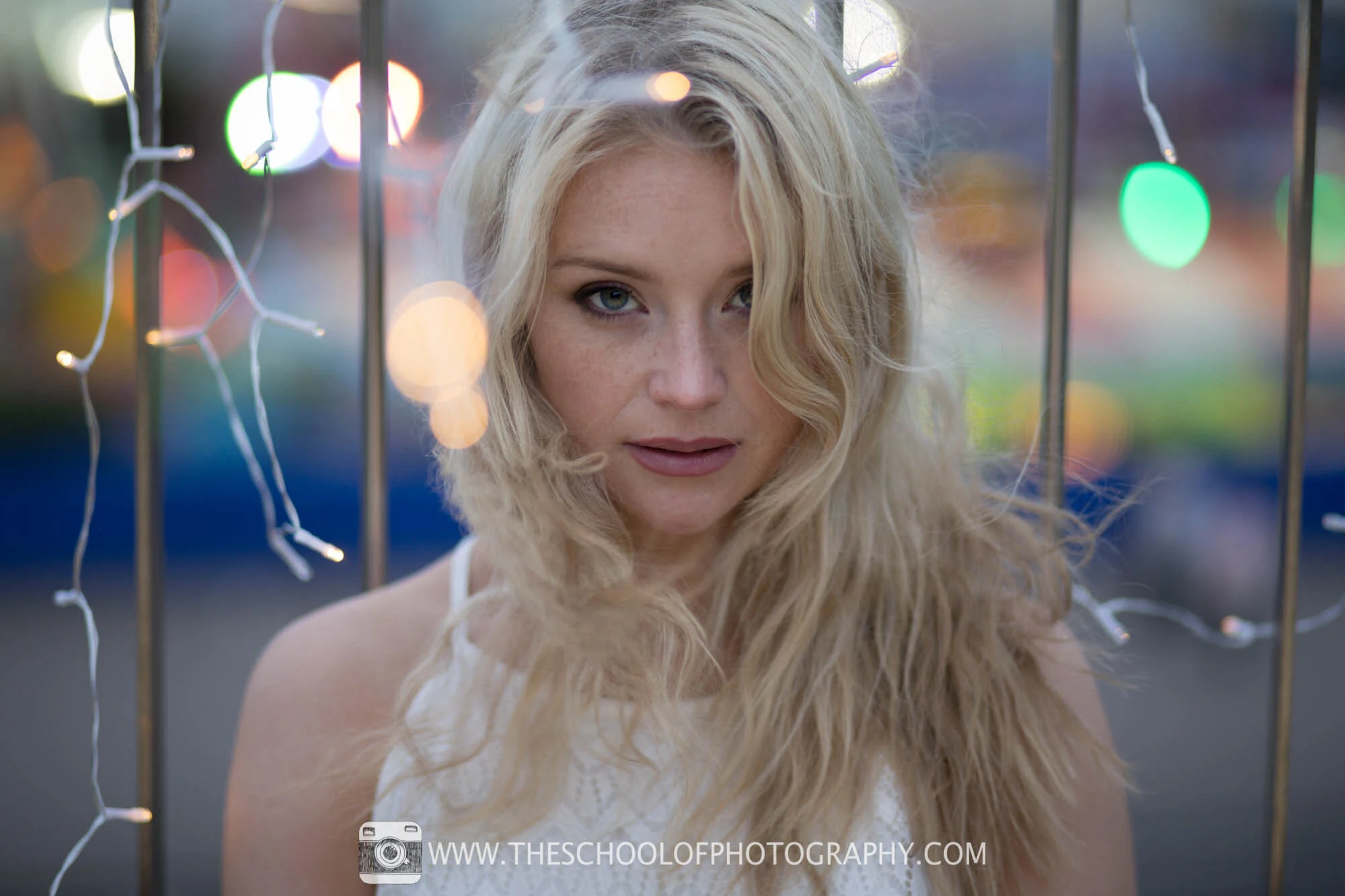 Close up portrait shot with no lightroom preset