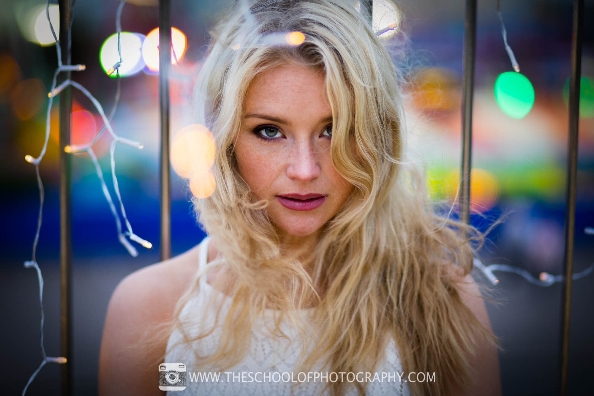 Portrait close up head shot with lightroom preset