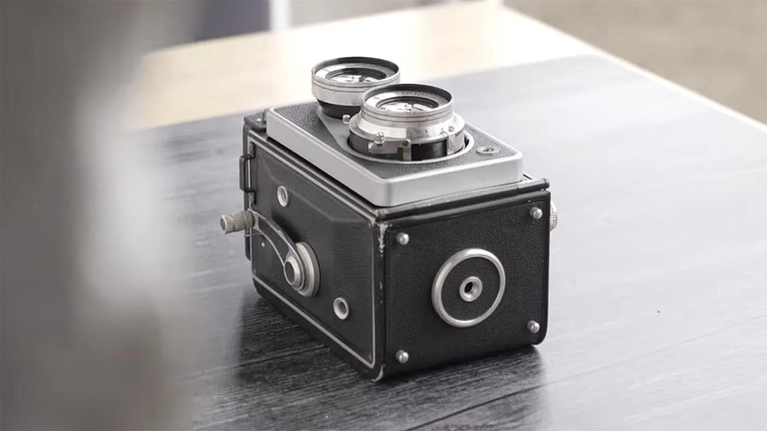 With white reflector