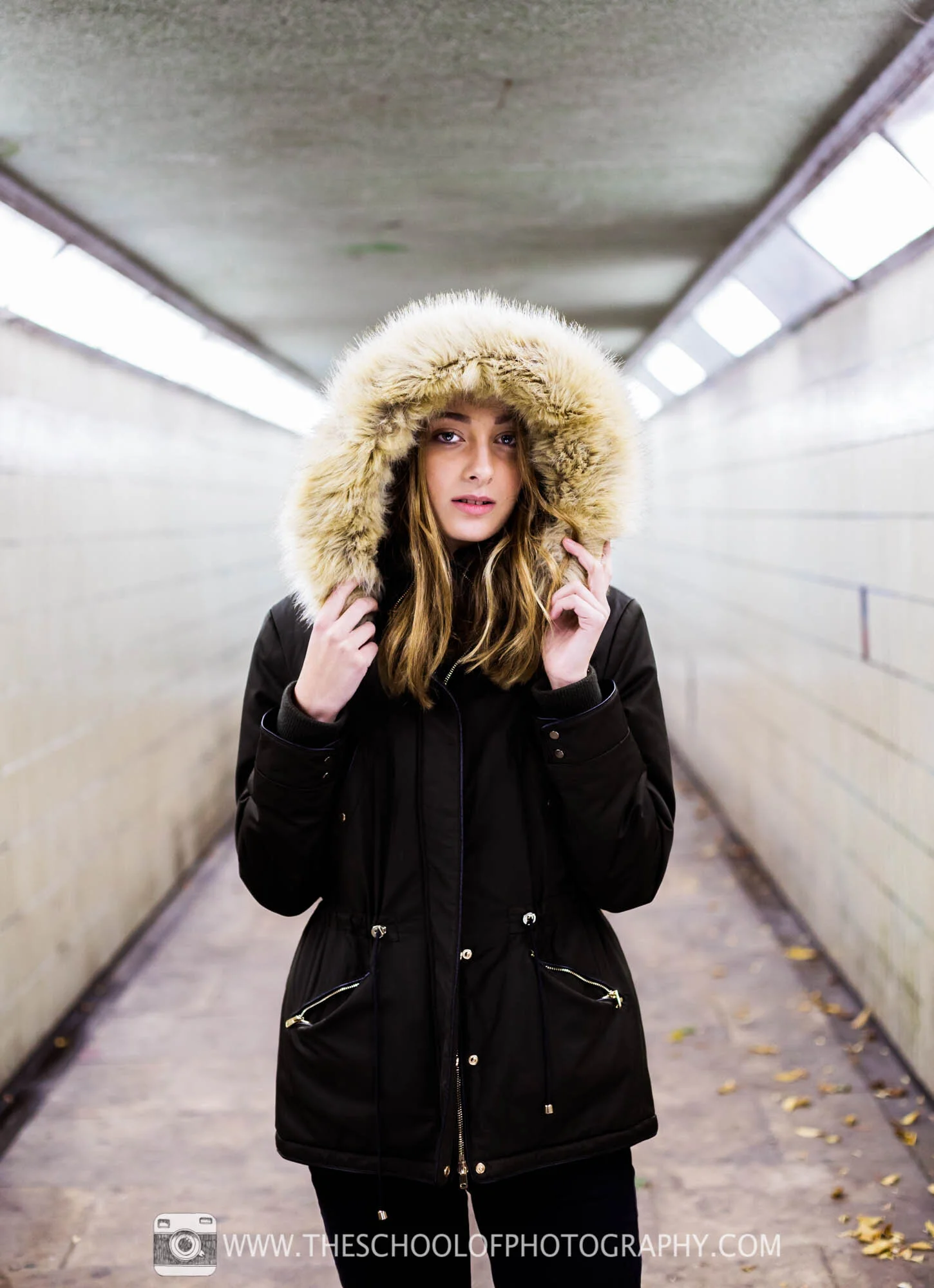 Using leading lines in Portraiture. Camera settings - 1/125th Second - f/2.8 - ISO 1250 - 50mm Focal Length