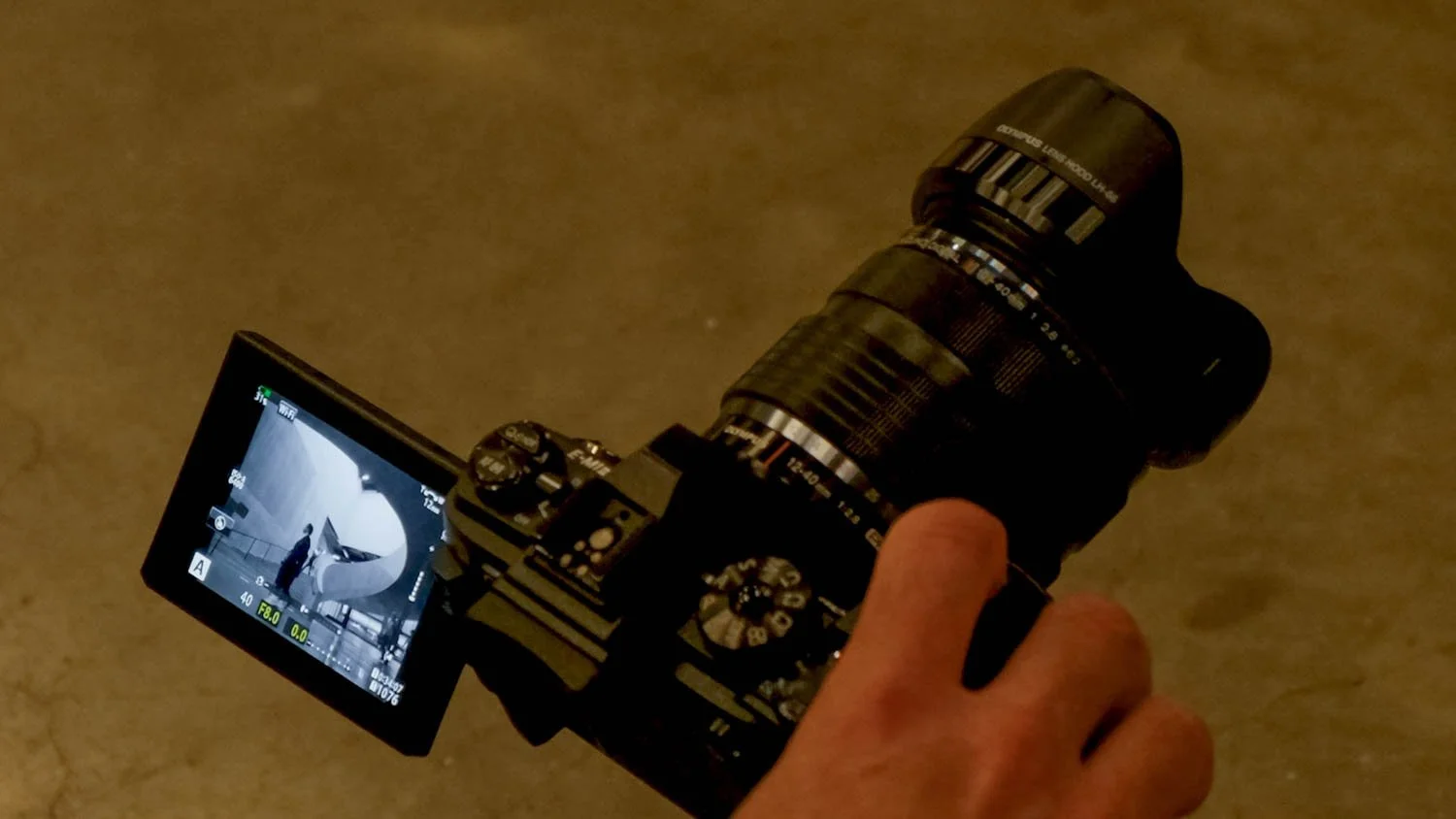 Using a camera in black and white mode