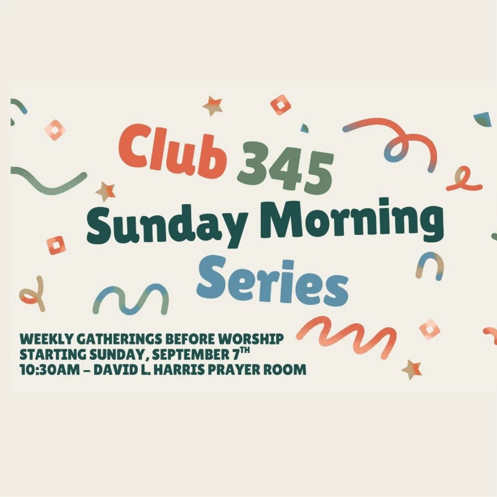 Club 345 Sunday Mornings