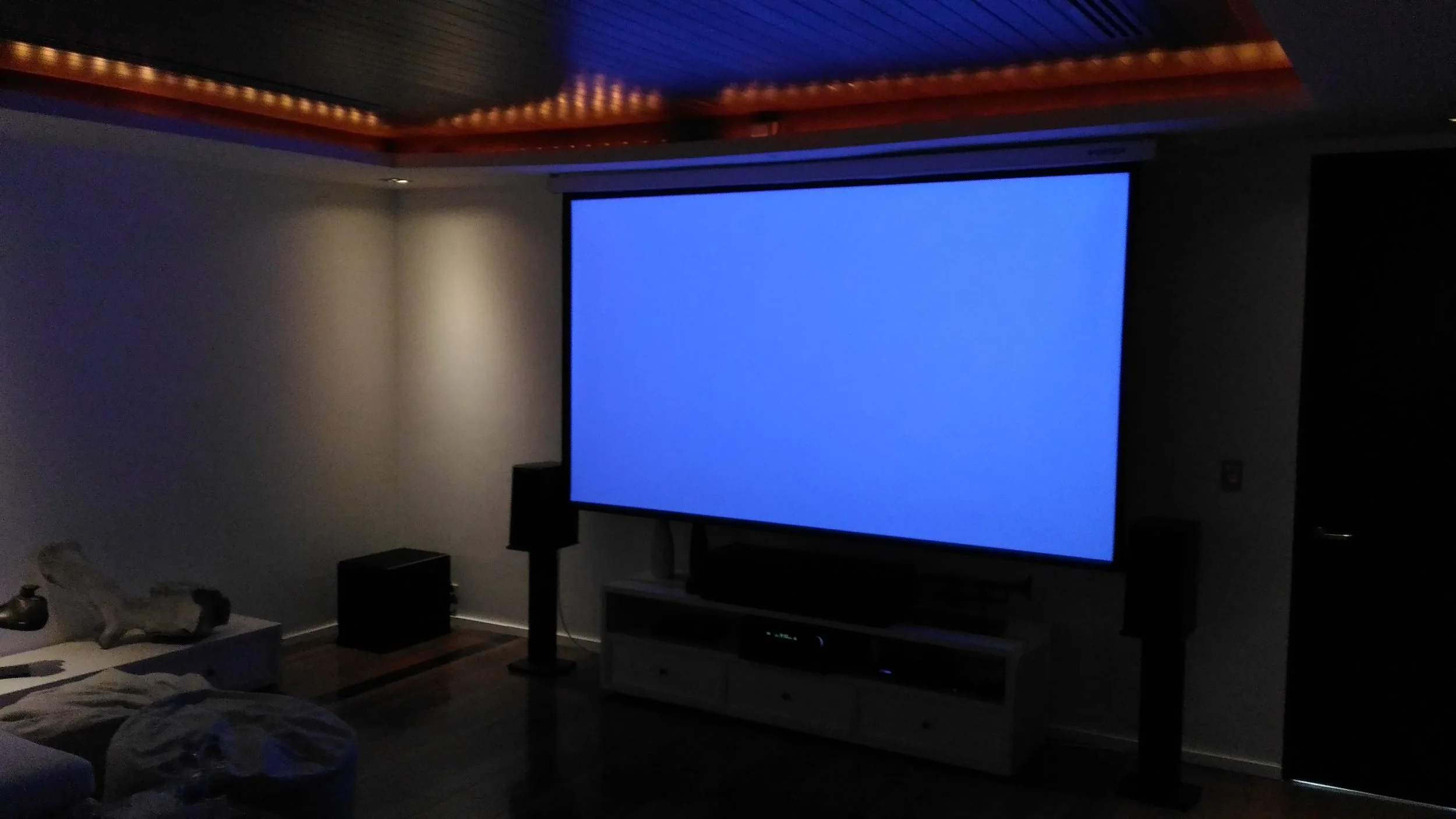 Home Cinema Blue levels