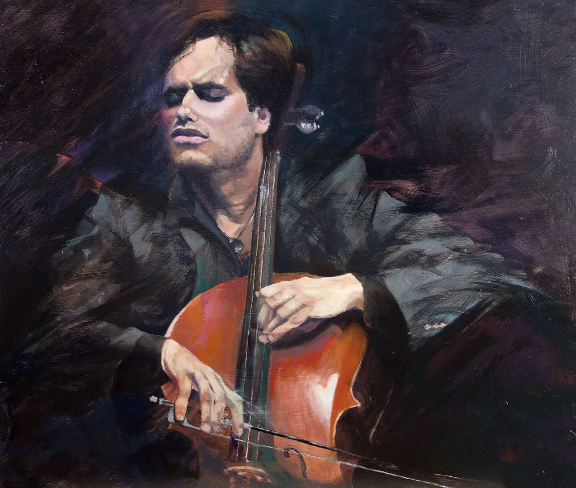 STJEPAN HAUSER 25"h X 30"w
