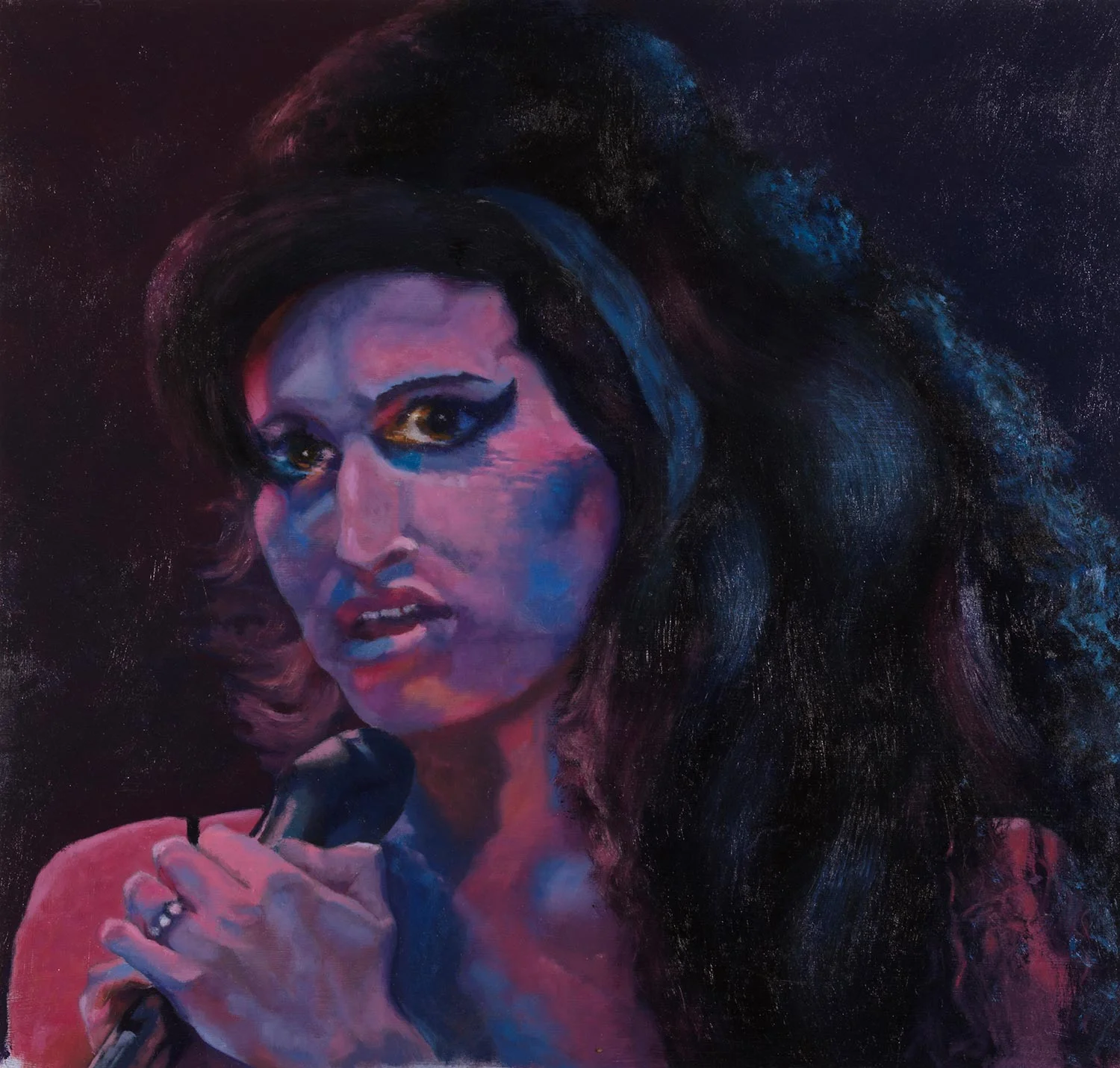 Back to Black - Amy Winehouse 23"h X 24"w