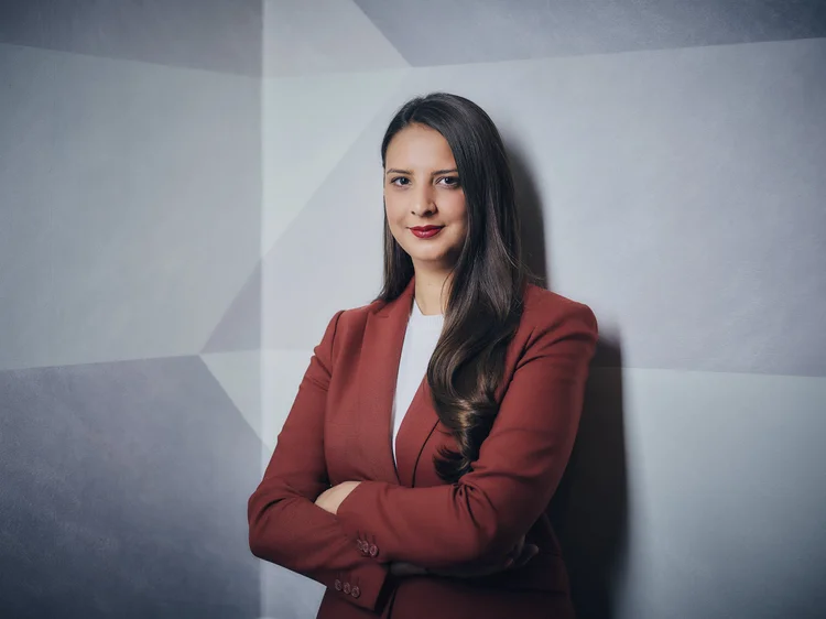 Approachable business headshot for a company website