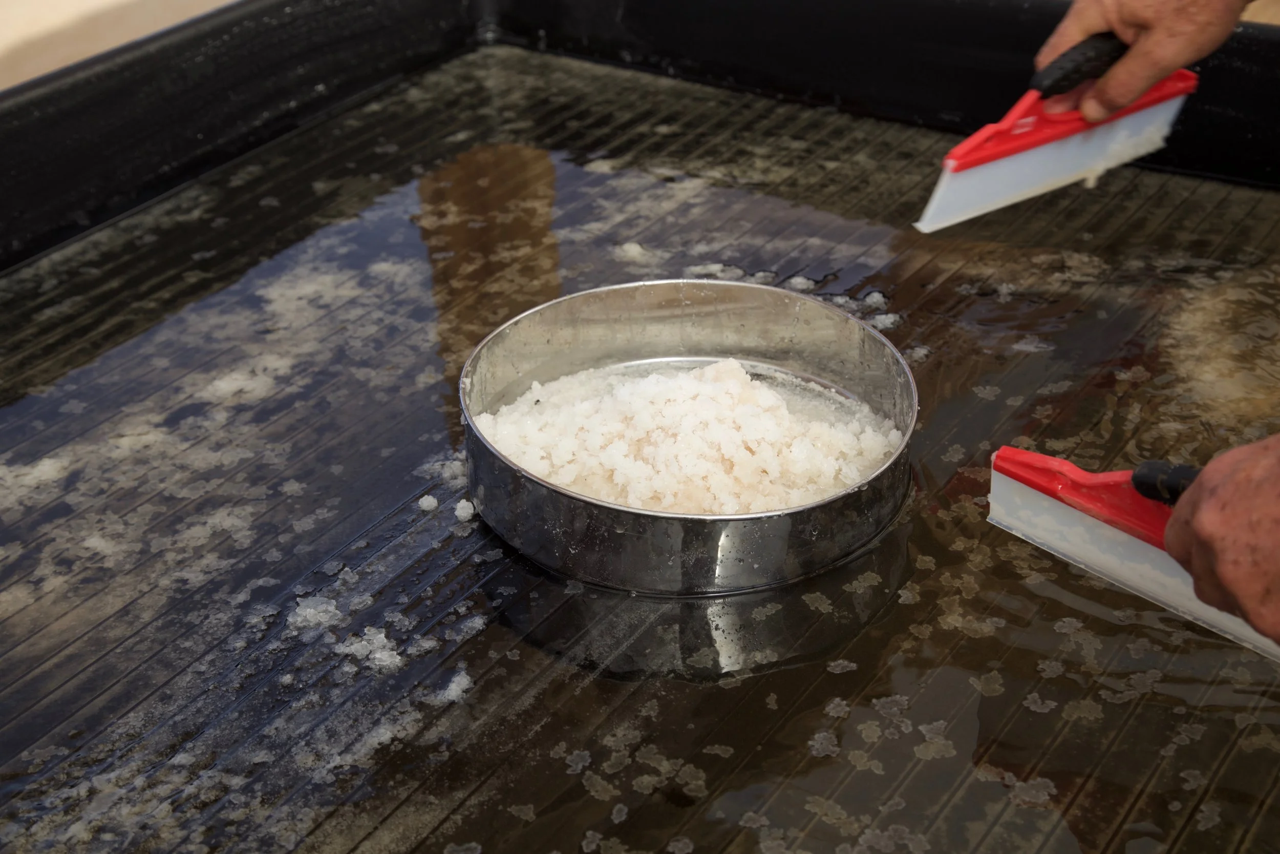 Salt must be cleaned you know