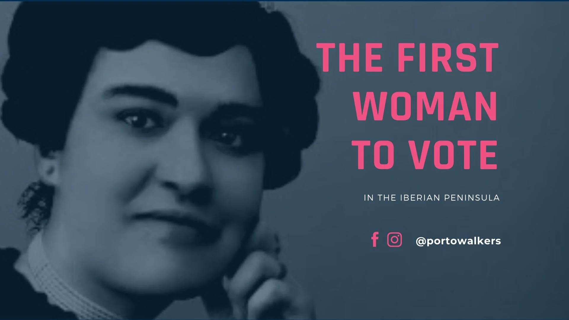 First woman to vote in Portugal