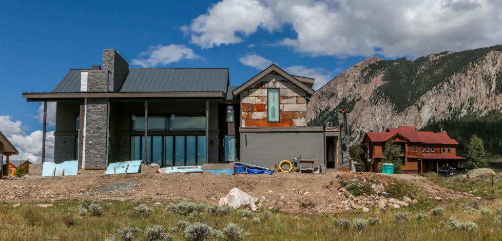 Ground Up Private Residence - Crested Butte © Mark Ewing: Foresight Aerial Photography