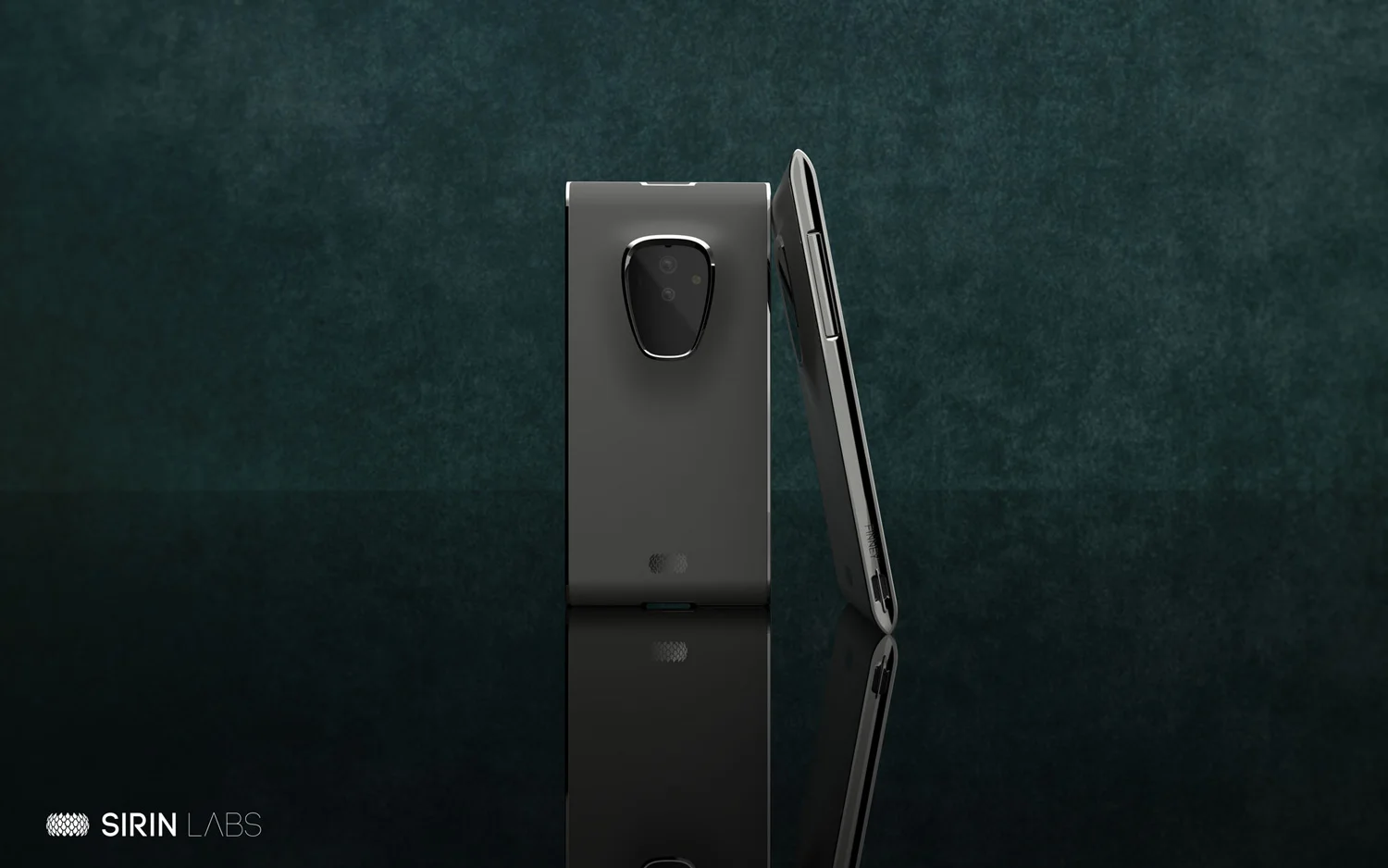 'Finney', the latest in the line of Sirin Labs blockchain smartphones. Credit: Sirin Labs.