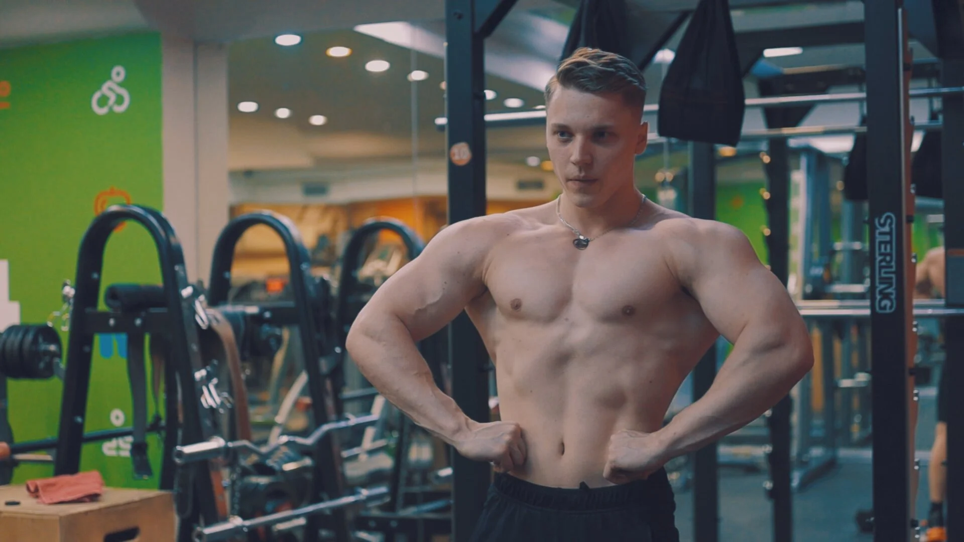 New level of Russian Aesthetic - Training and Flexing with Handsome Siberian model Vadim