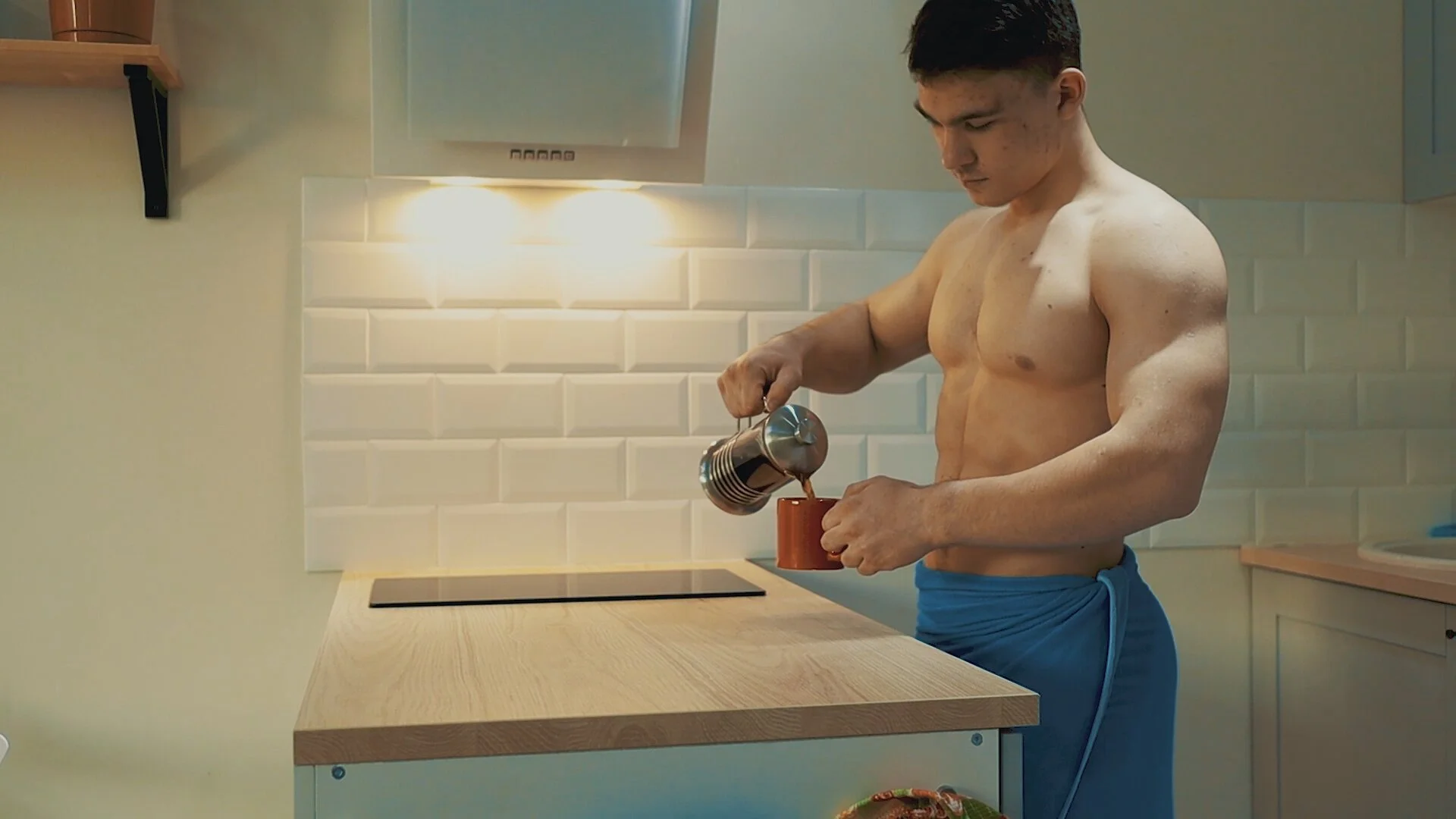 Awesome aesthetic flexing show with Andrey 