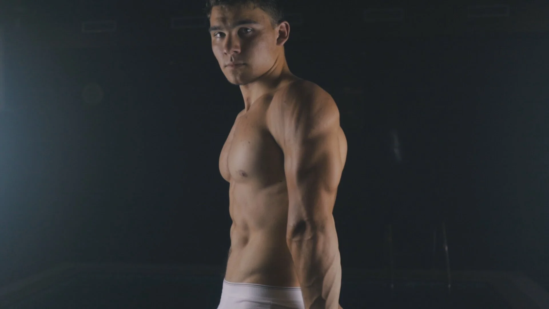 Most Beautiful Flexing Show In Shower From Andrey