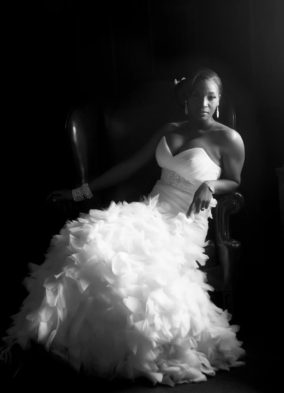 Hollywood Glamour at Masonic Temple - Annette and Scott