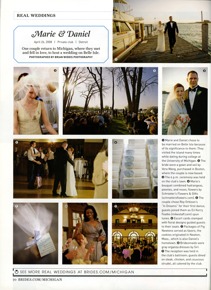 BRIDES MAGAZINE - MICHIGAN