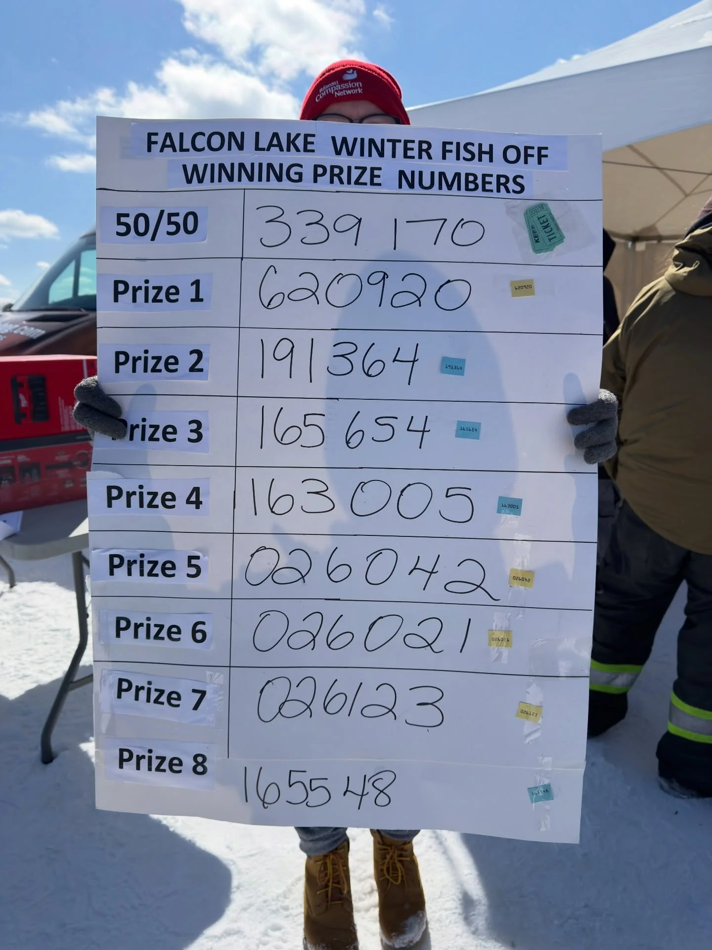 WINNING 50/50 TICKETS AND SILENT AUCTION NUMBERS‼️
@stamantmb