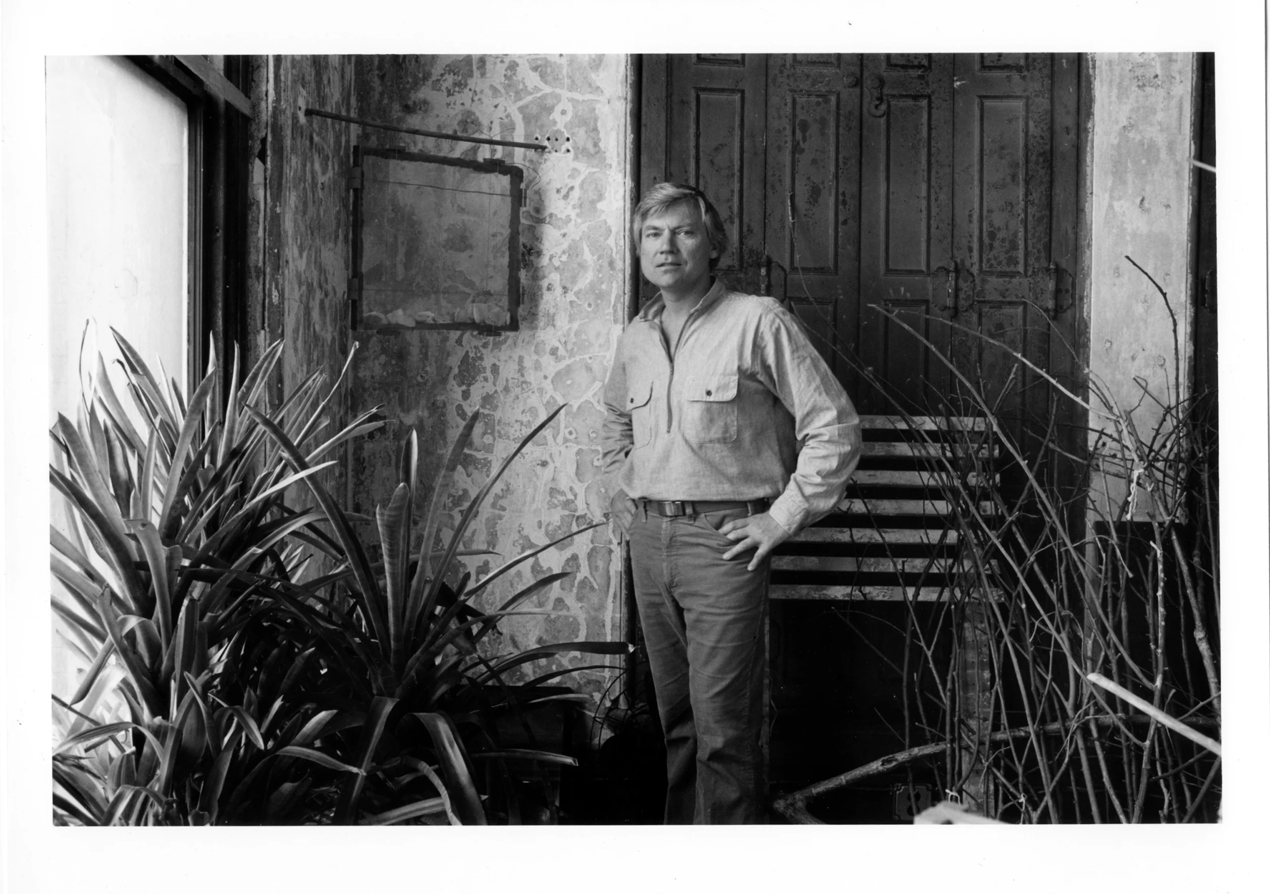 JU in his studio loft, 4th floor, Fain Carpet building, 128 North Main St, Providence, RI