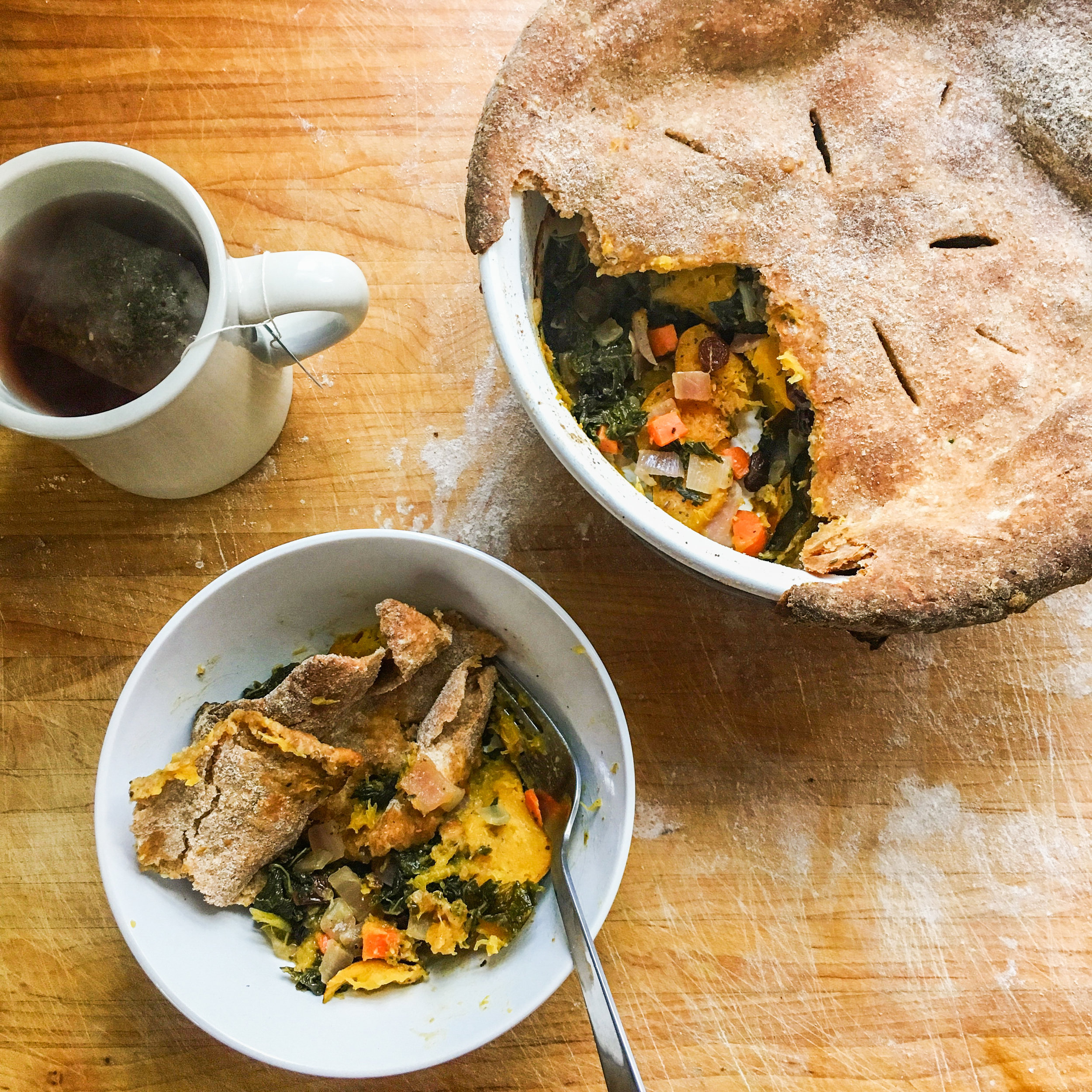 Acorn Squash Pot Pie