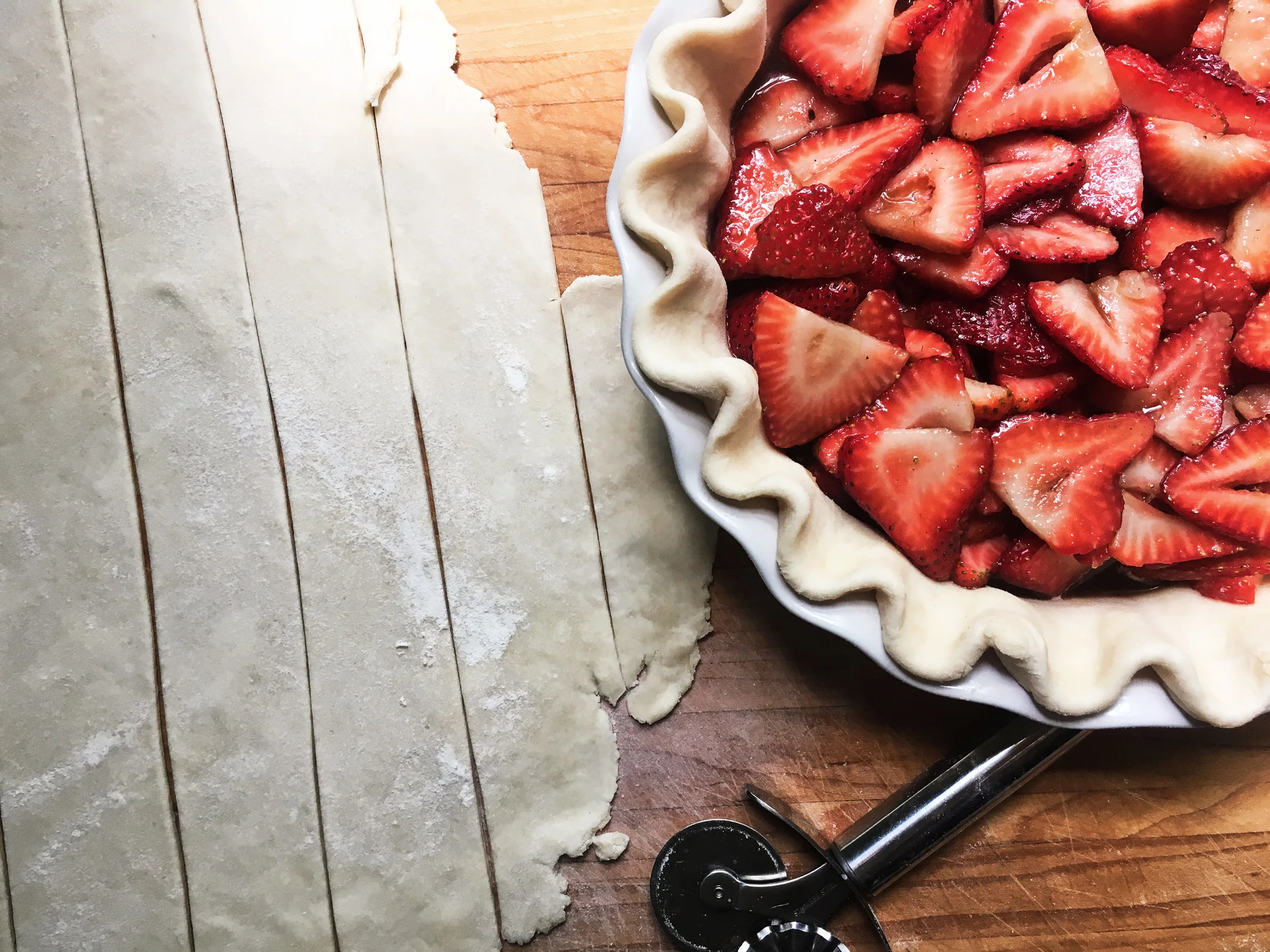 Strawberry Balsamic Pie