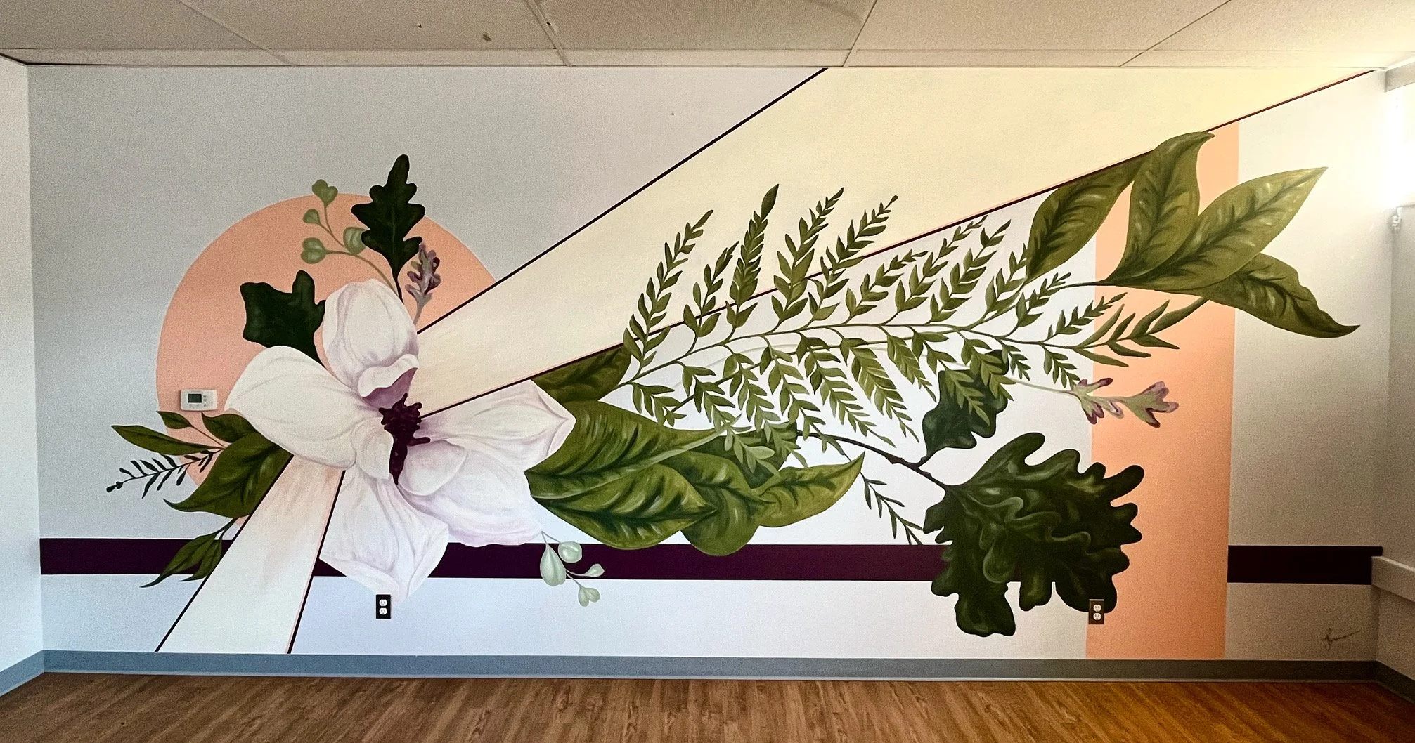 Leaves and Pages (9' x 20')