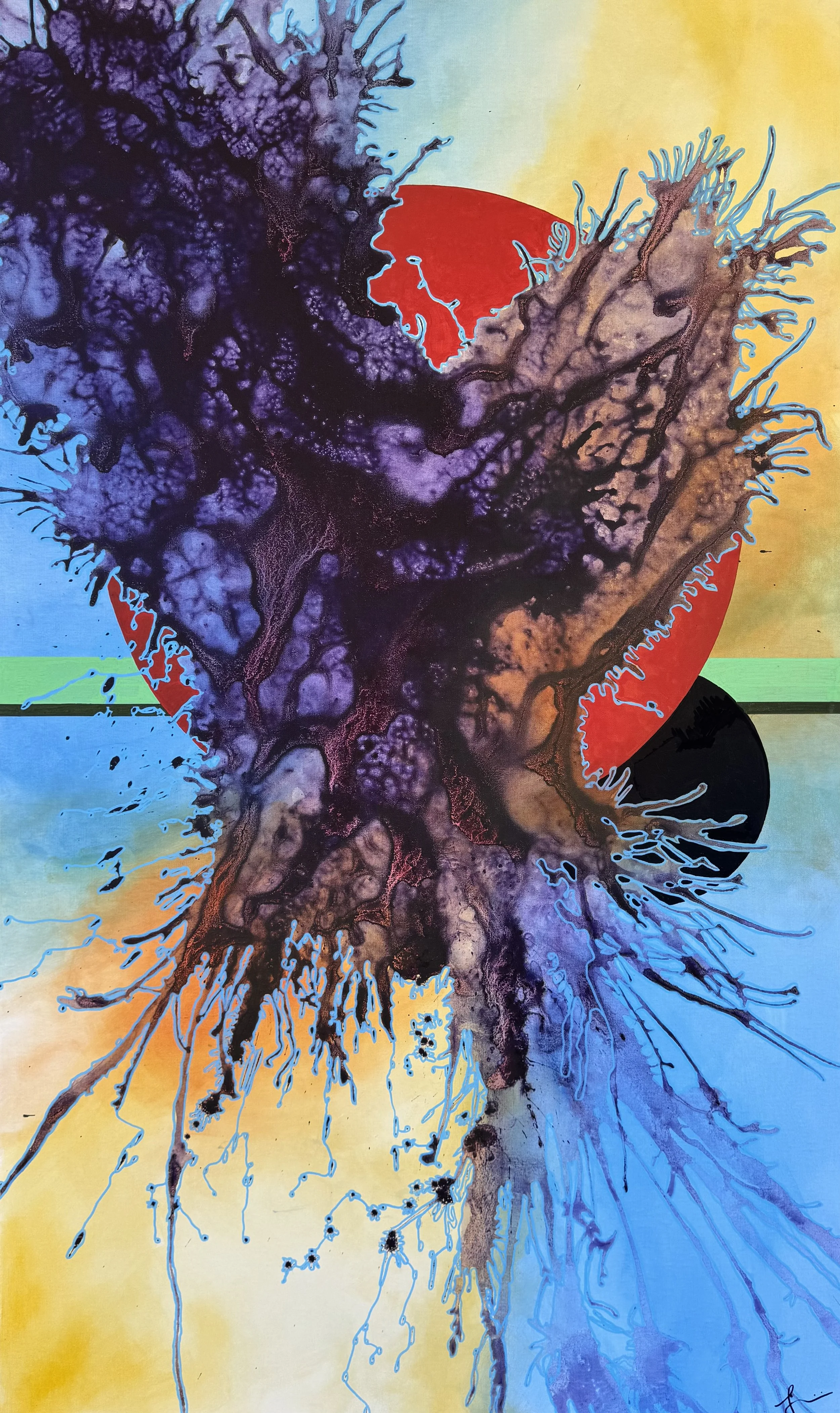 Shifting Horizons (60" x 36")