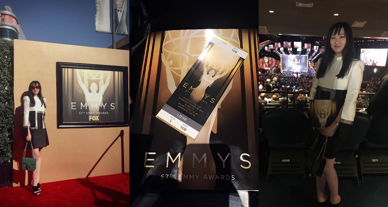 AmeriChina was invited to the 57th Emmy Awards Ceremony / Founder of AmeriChina at the Emmy Award Ceremony