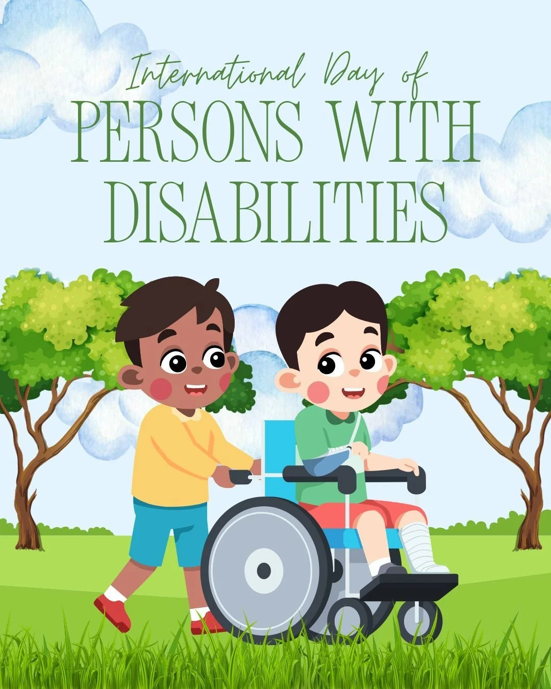 💙 International Day of Persons with Disabilities 💙
Today&mdash;and every day&mdash;we celebrate the strength, creativity, and unique abilities of the children and families we serve.

At our clinic, we believe every child deserves to be seen, suppor