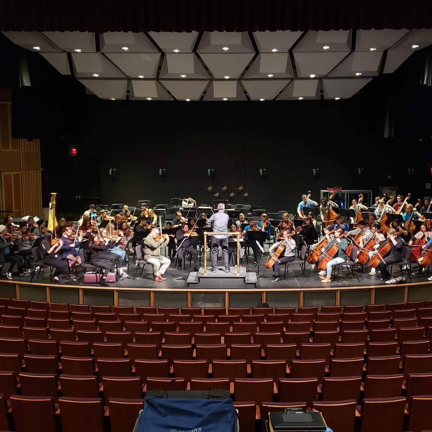 We are off to a great start here at the Orchestra Festival! So good to see so many smiling faces ready make great music!