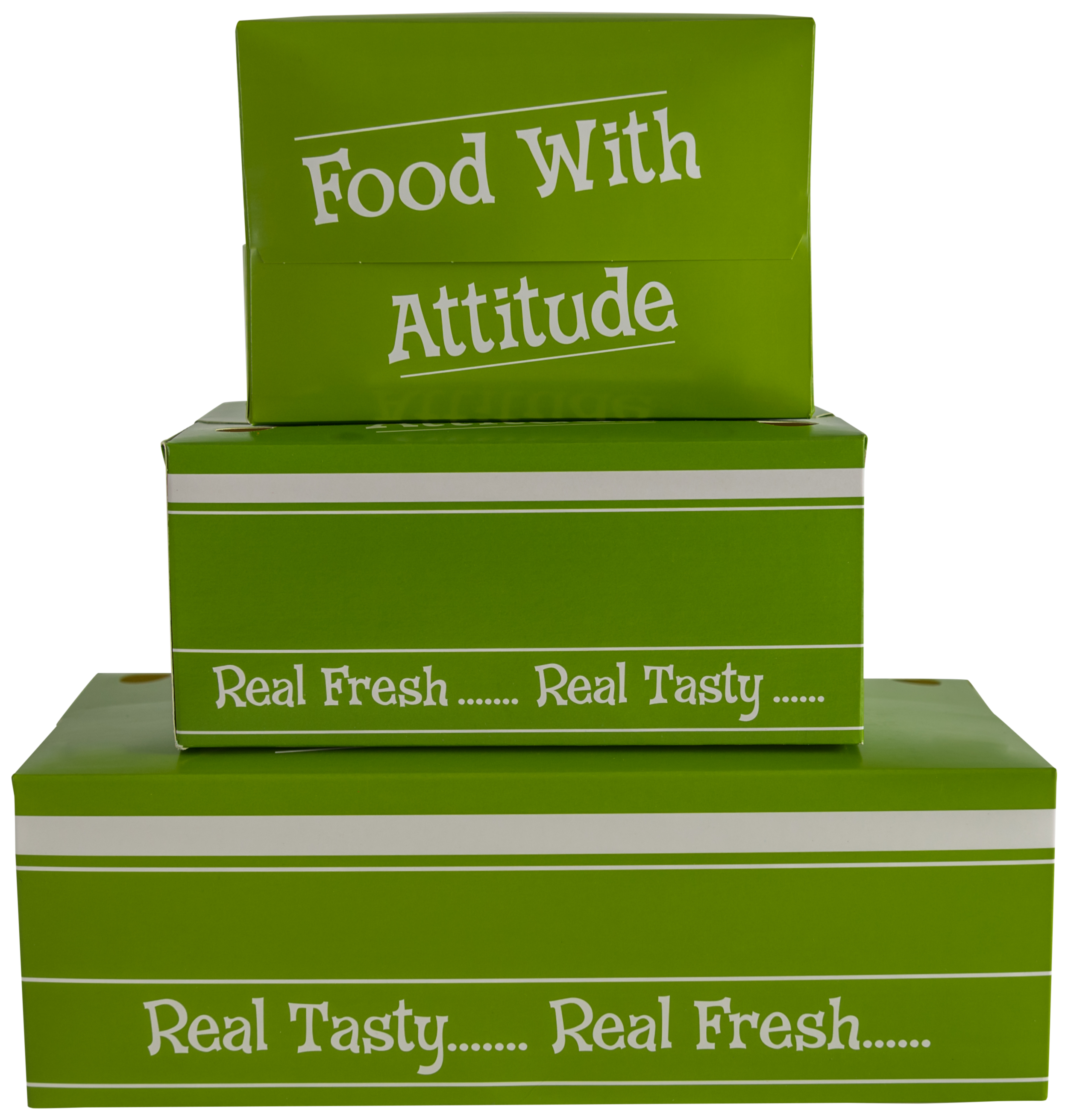 Cardboard fast food container