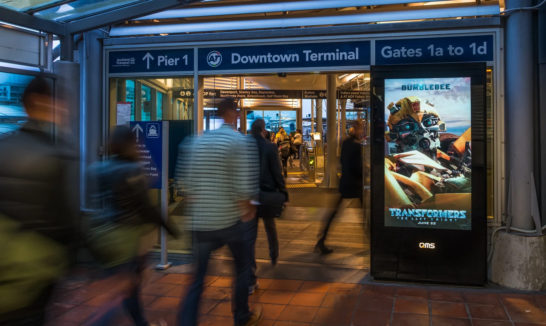 Digital Advertising Apace @ AT Auckland - Commercial Photography