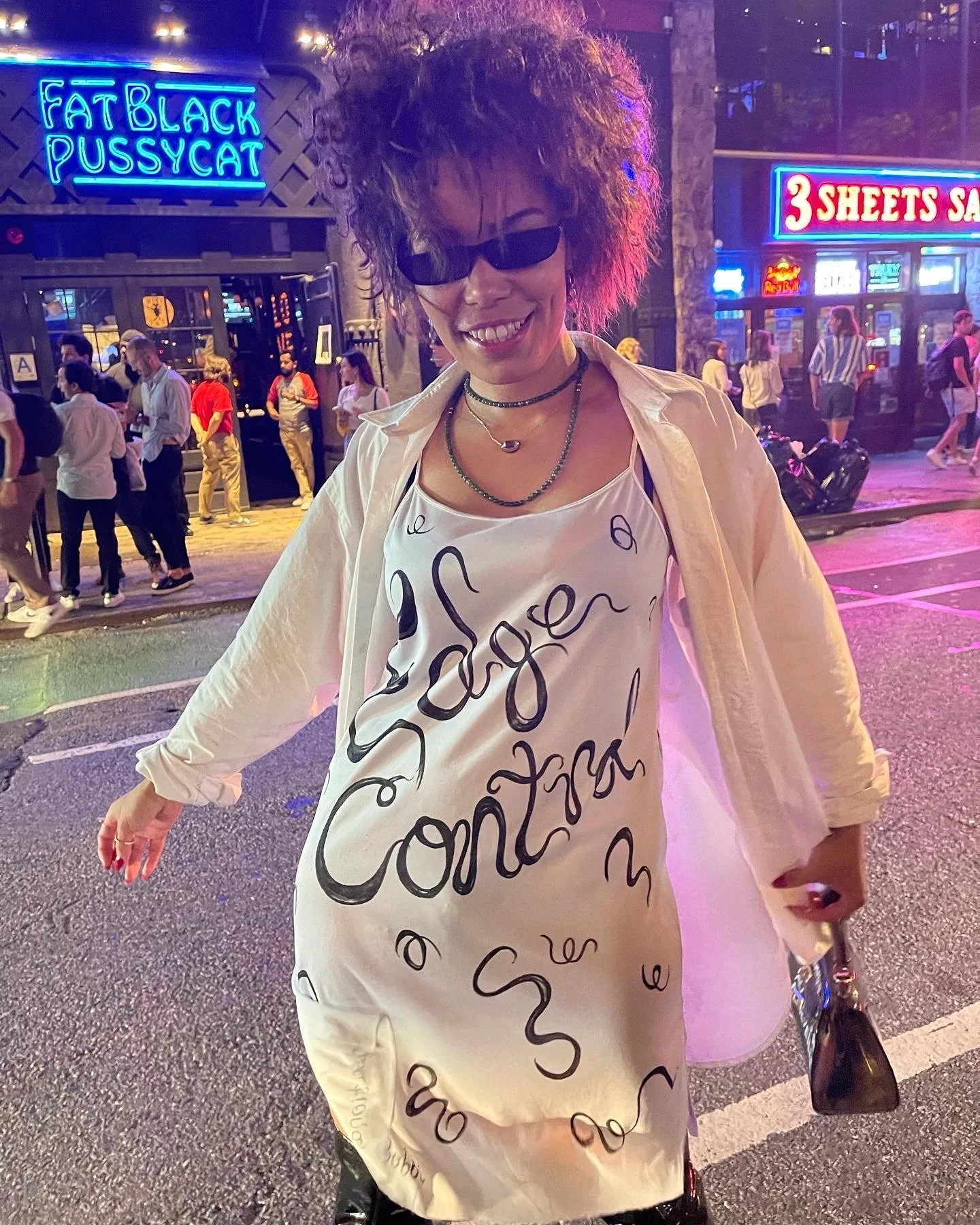 Edge Control Silk Slip Dress