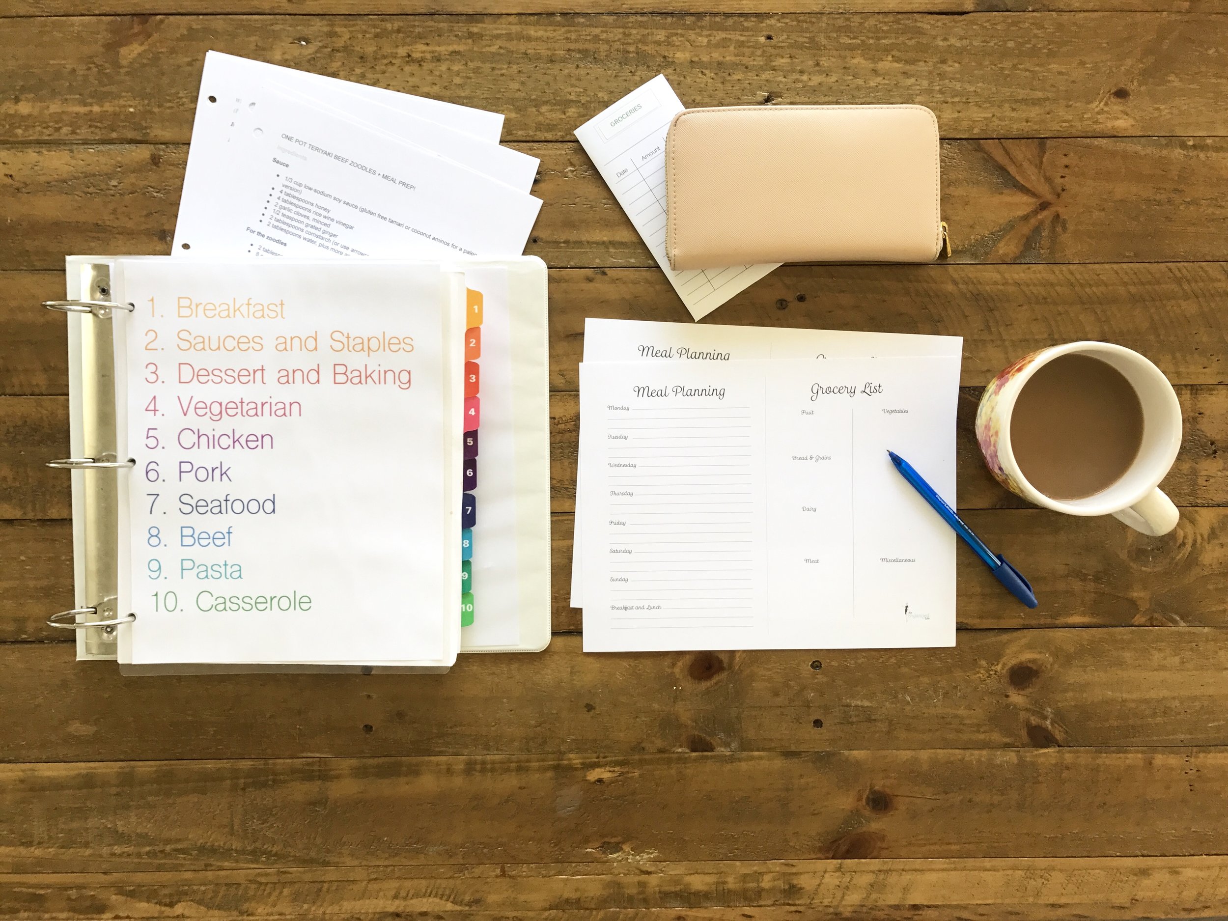 I got a bit of a jump on meal planning and also found a couple of paleo friendly recipes on Saturday! If you're looking for the index on my binder you can find it here ! My meal planning worksheets will be available shortly!