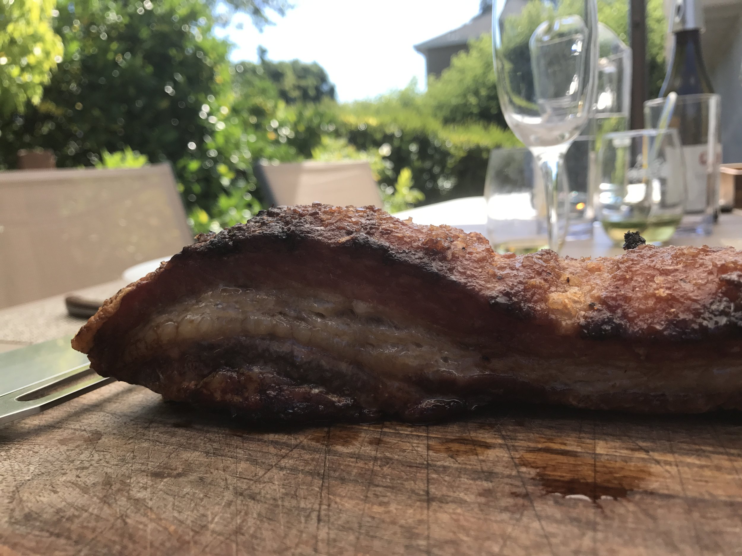 My Husband BBQ'd the most PERFECT pork loin I've ever had! Even looking at this picture makes my mouth water!