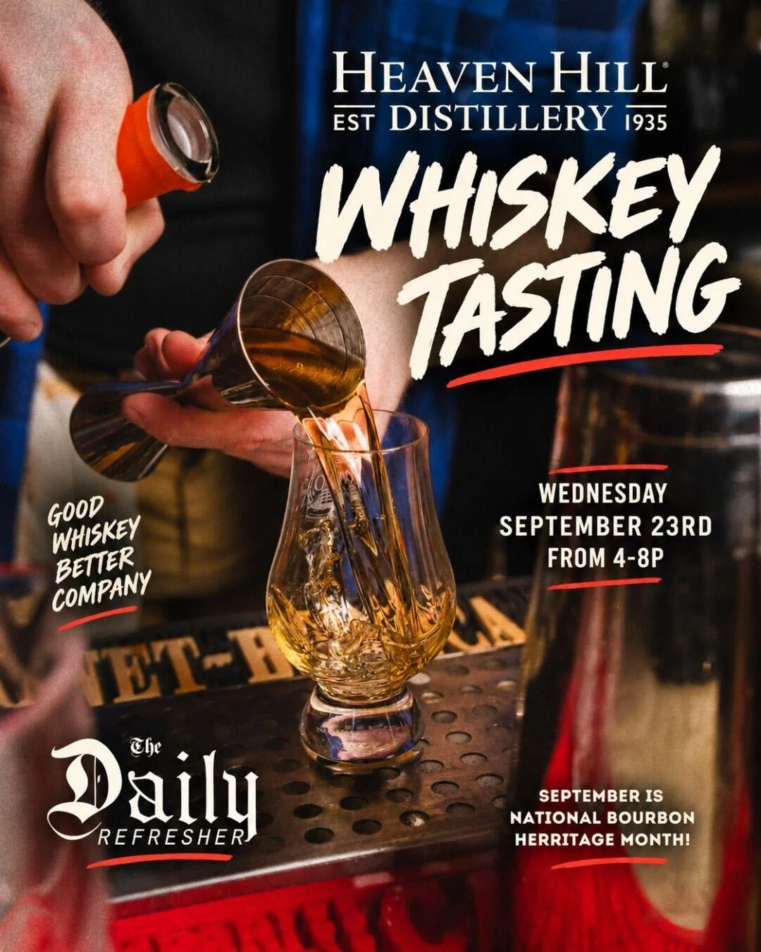 Heaven Hill Whiskey Tasting