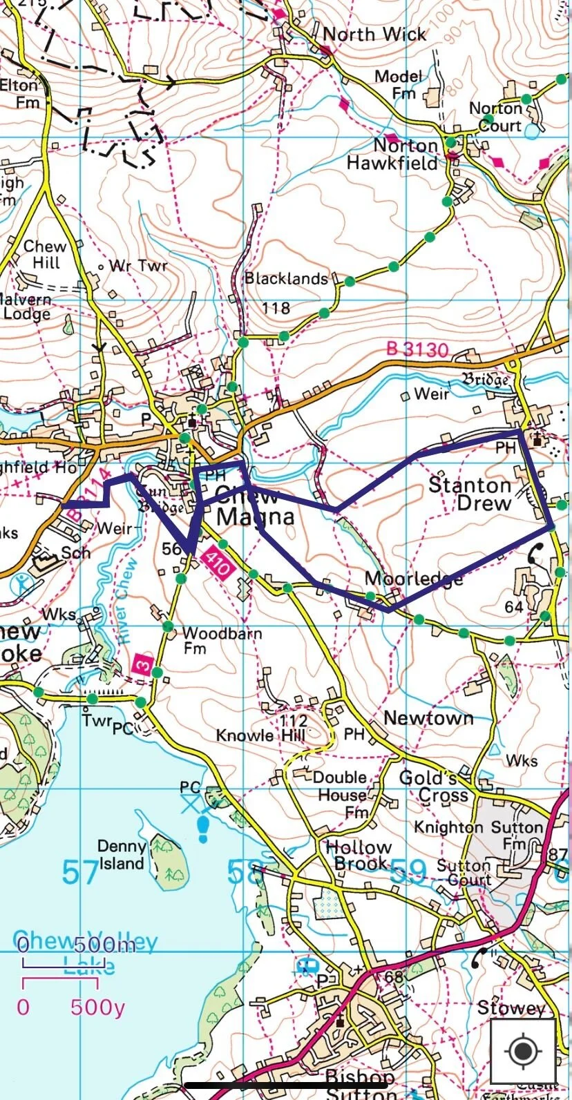 Walking Route; Chew Magna, Bristol — Jurassic Bark