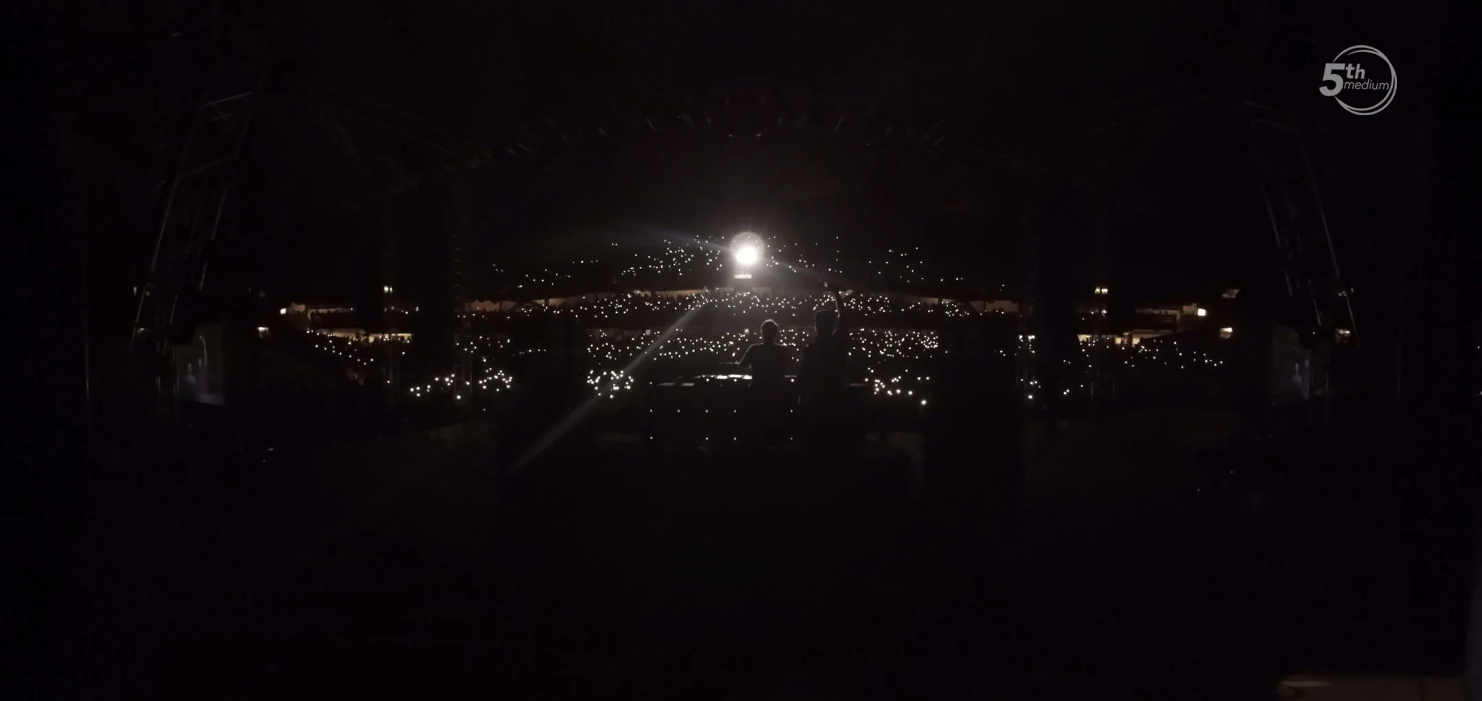 This is the view from the backstage camera