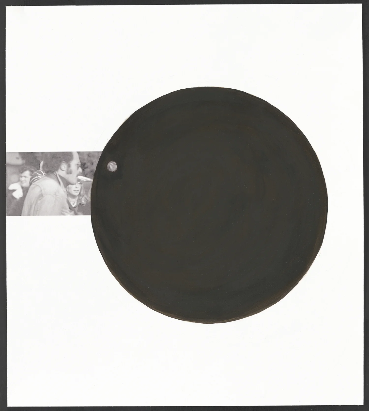Still (from 'The Conversation') 2016 archival inkjet print and ink on paper 11.5 x 10 inches