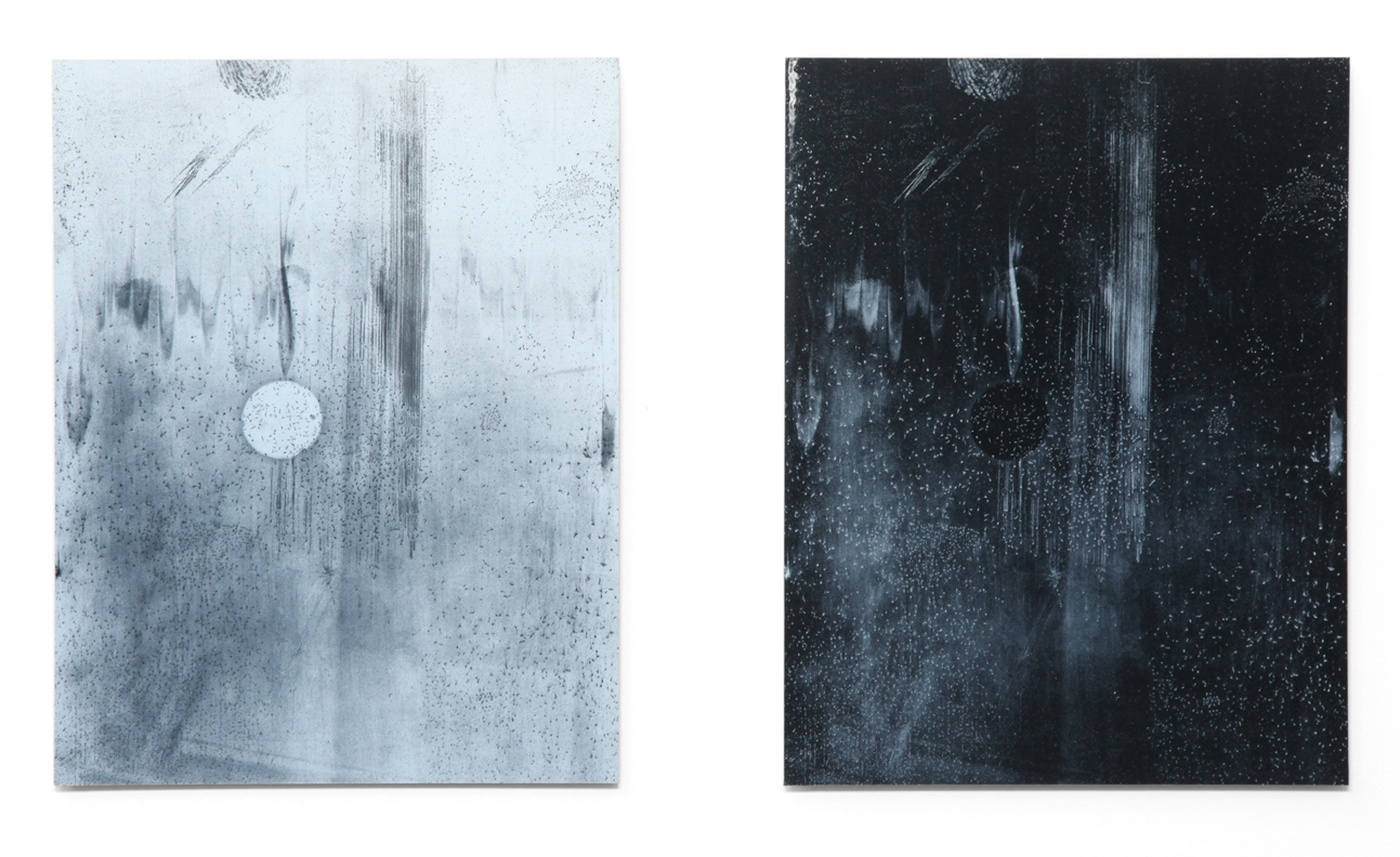   Nigredo Albedo IV  &nbsp;2015 diptych; archival inkjet prints, laminated and mounted to acrylic 14 x 11 inches each 