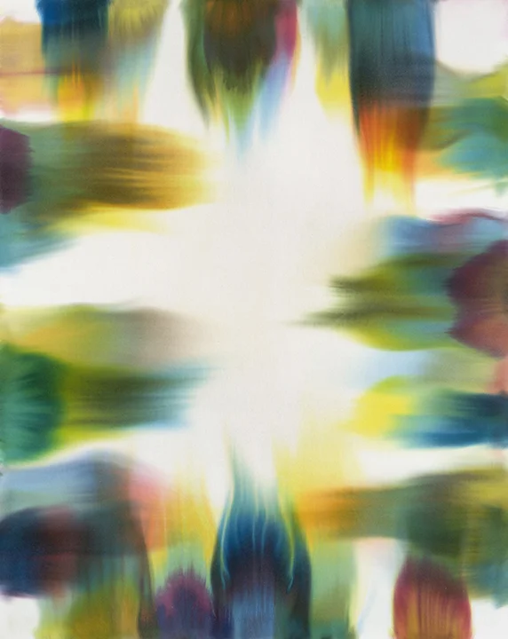 LUCE MEUNIER Eaux de surface #5 2016 acrylic on cotton canvas 70 x 56 inches