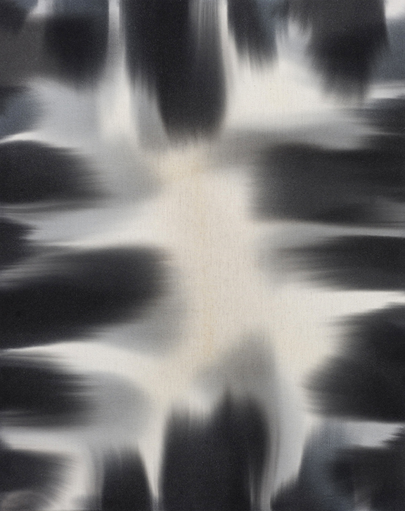 LUCE MEUNIER Flot #11 2015 acrylic on cotton and linen canvas 45 x 36 inches