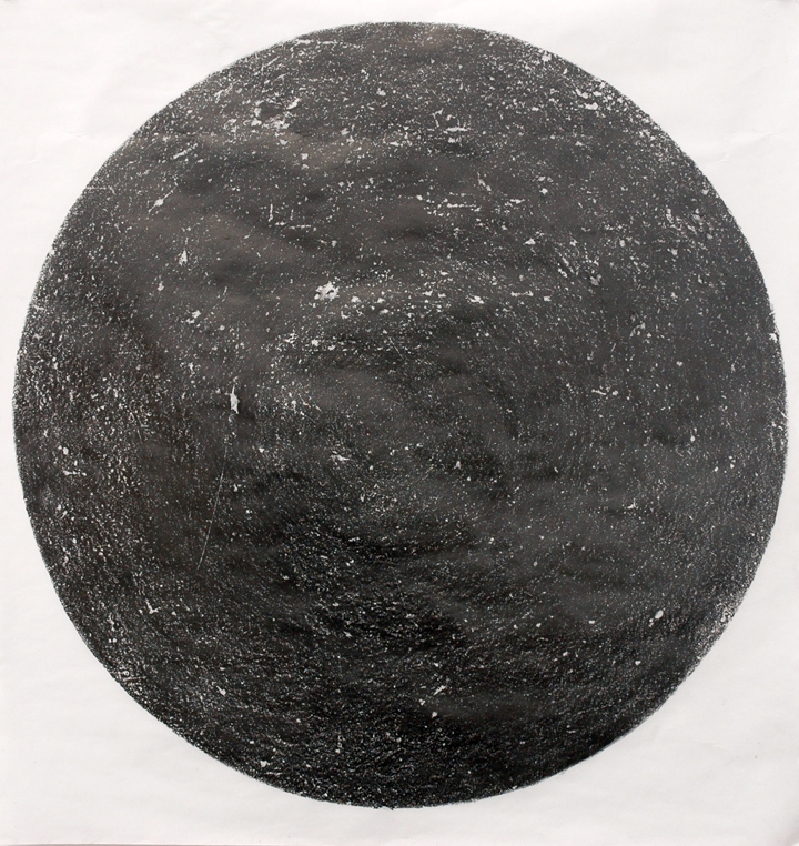 hole 2016 graphite, archival bond paper 36 x 33.75 inches