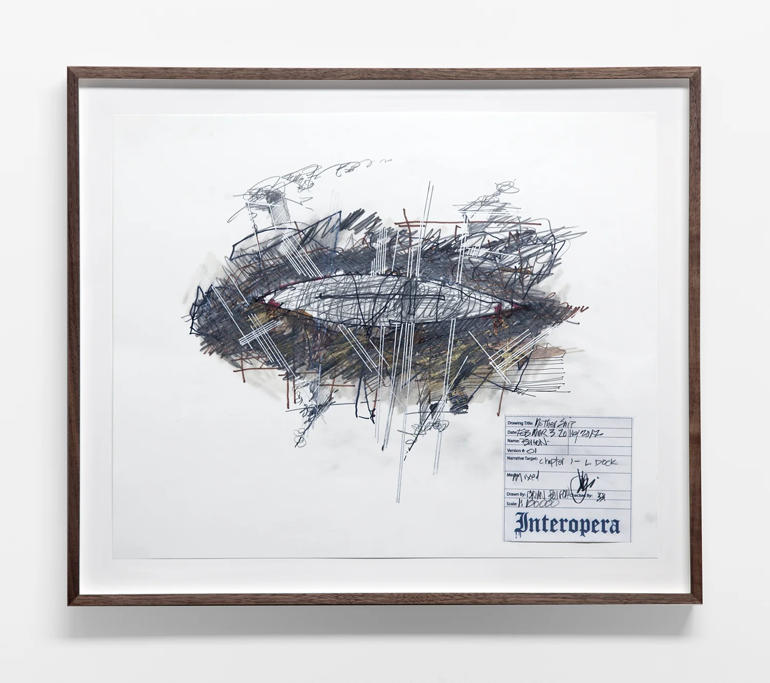 The Mother Ship 2016-17 ink and mixed media on archival paper 14 x 17 inches