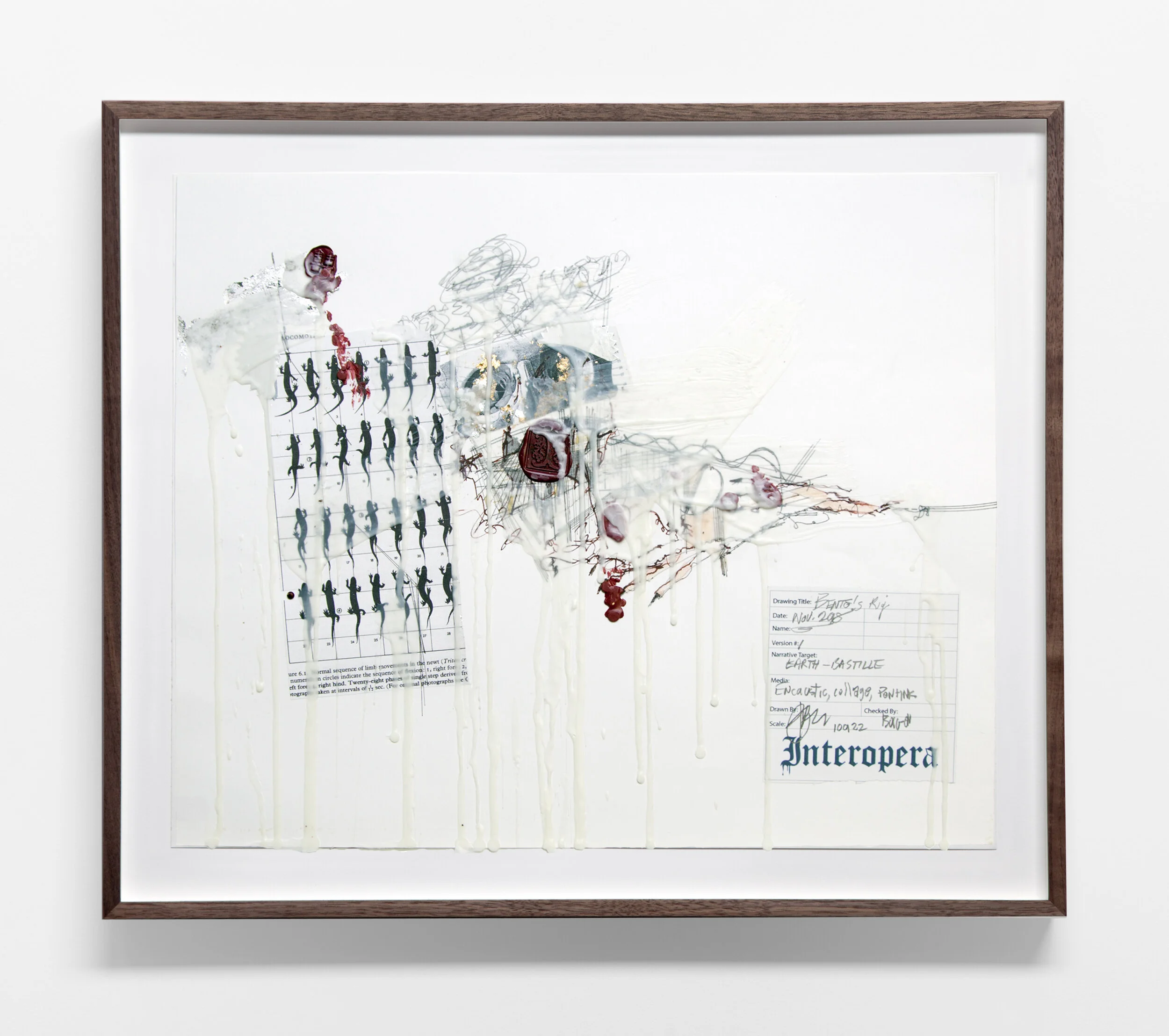 Bento’s Rig 2019 ink and mixed media on archival paper 14 x 17 inches